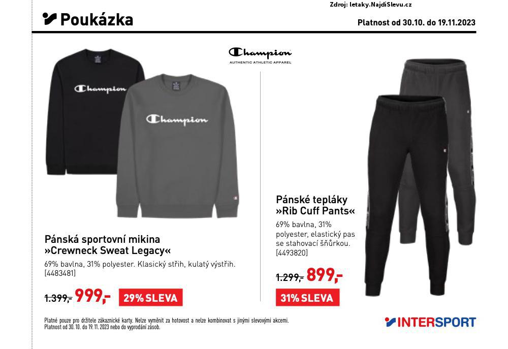 Intersport discount sweat champion