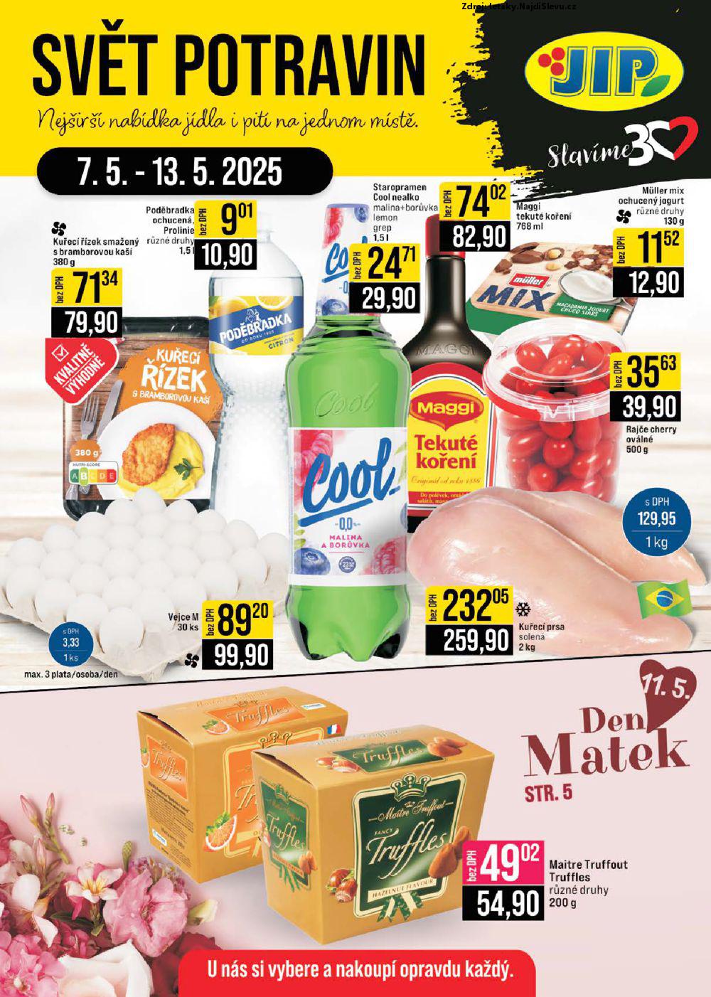 Strana 1 - leták JIP (7. 5. - 13. 5. 2025)