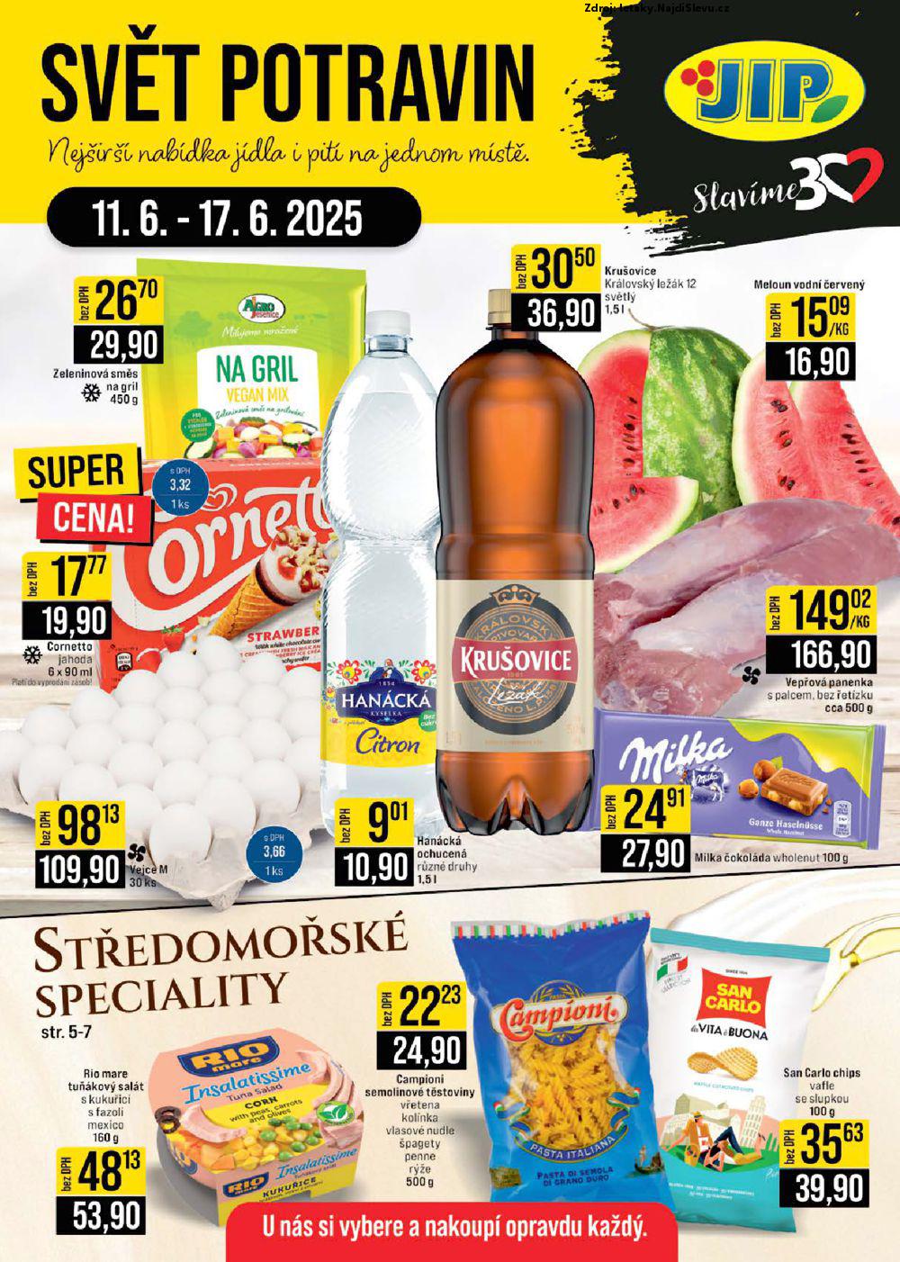 Strana 1 - leták JIP (11. 6. - 17. 6. 2025)