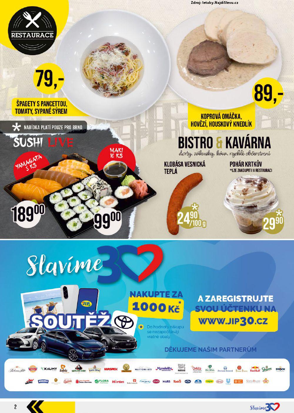 Strana 2 - leták JIP (2. 7. - 8. 7. 2025)