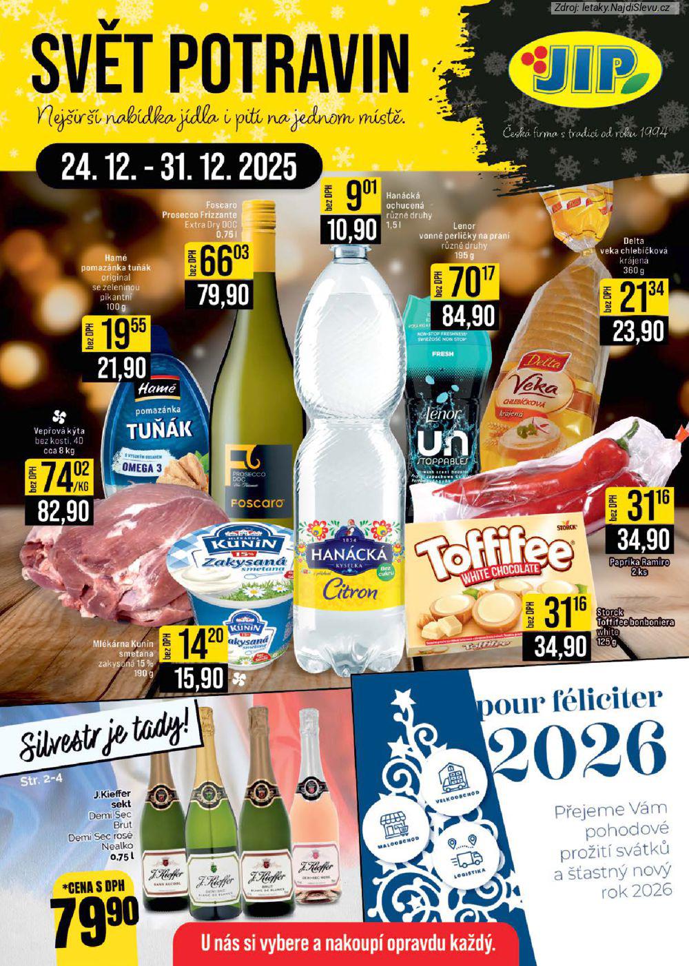 Let�k JIP  Praha, Brno, Ostrava, Jilemnice, Karlovy Vary, Olomouc, Pardubice... (24. 12. - 31. 12. 2025) - str. 1