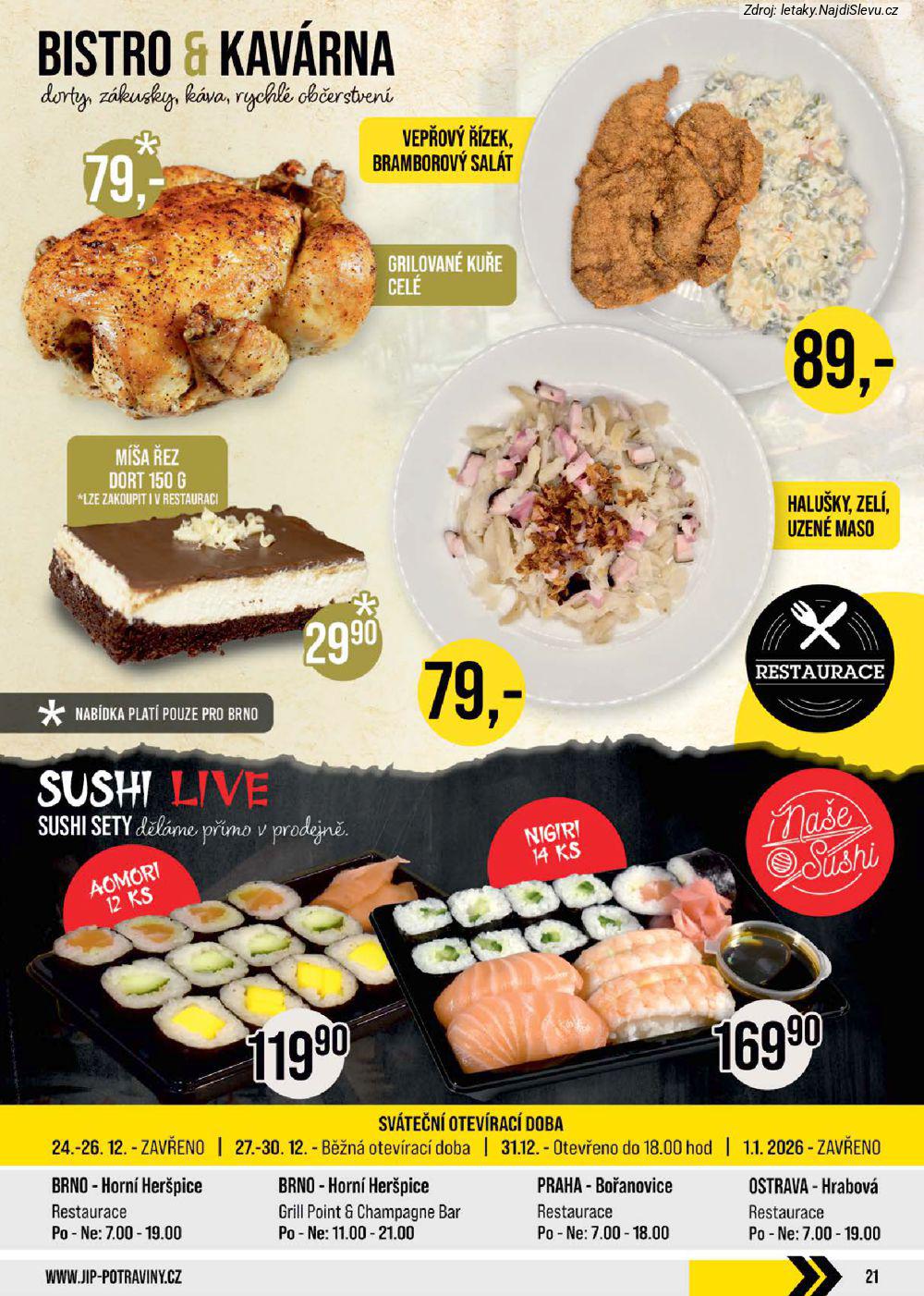 Let�k JIP  Praha, Brno, Ostrava, Jilemnice, Karlovy Vary, Olomouc, Pardubice... (24. 12. - 31. 12. 2025) - str. 21