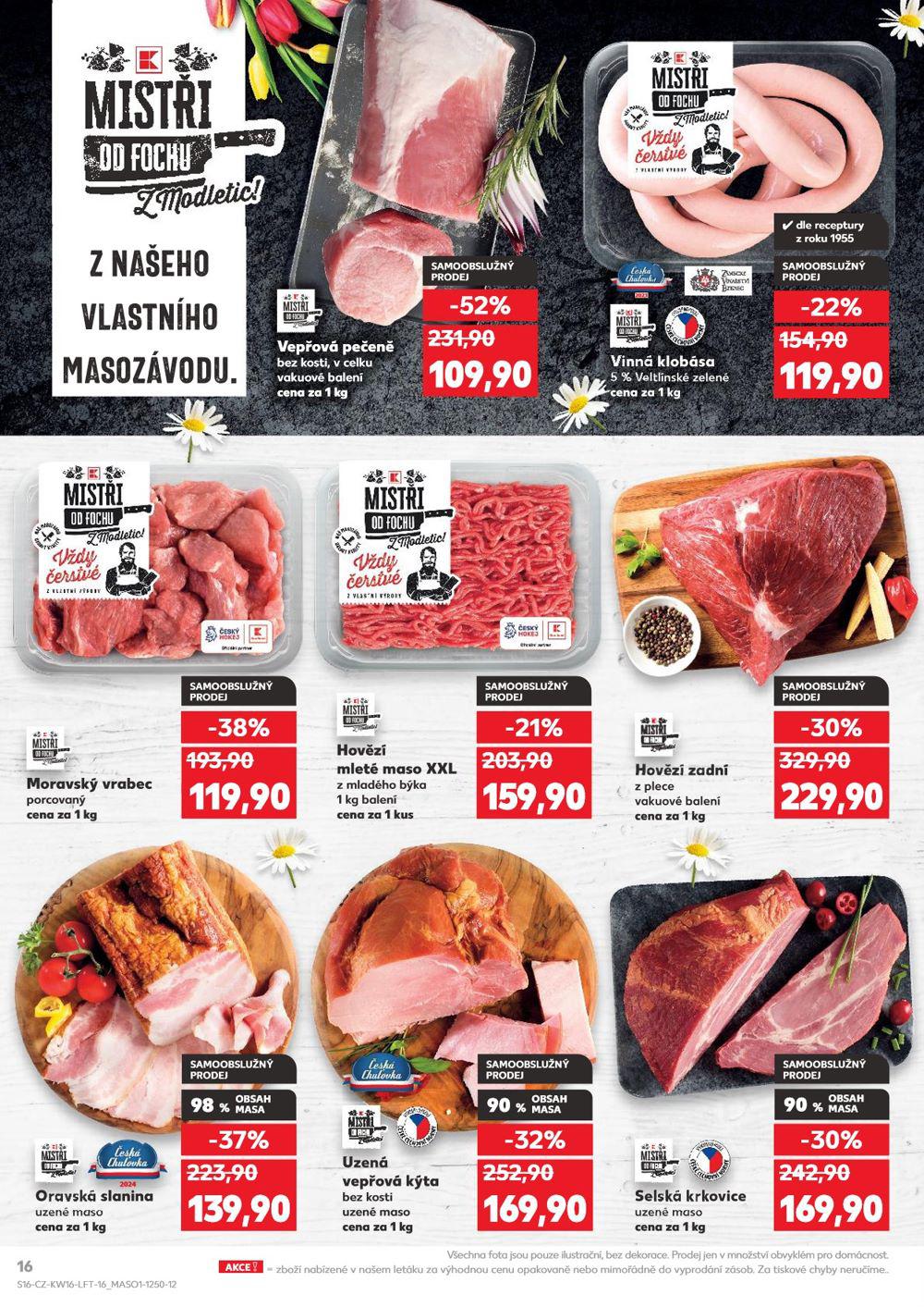 Strana 16 - leták Kaufland (16. 4. - 20. 4. 2025)