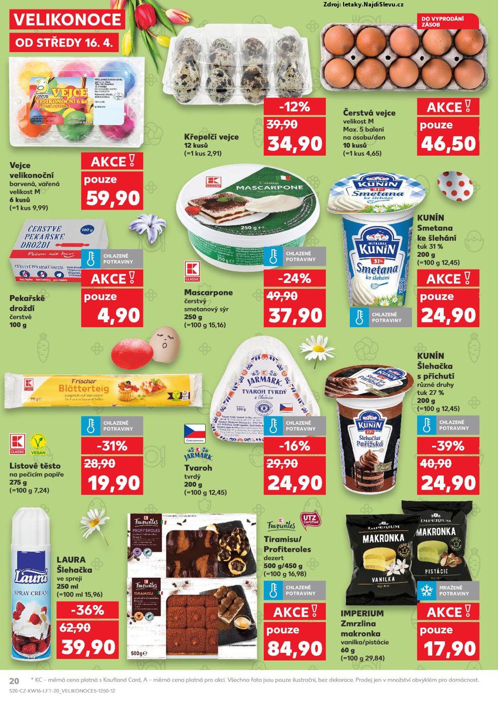 Strana 20 - leták Kaufland (16. 4. - 20. 4. 2025)