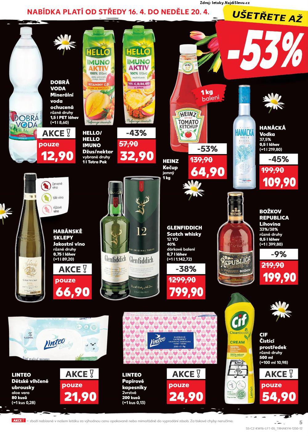 Strana 5 - leták Kaufland (16. 4. - 20. 4. 2025)