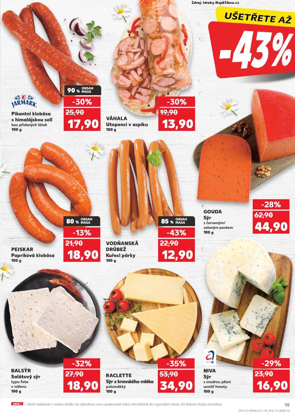 Strana 19 - leták Kaufland (16. 4. - 20. 4. 2025)