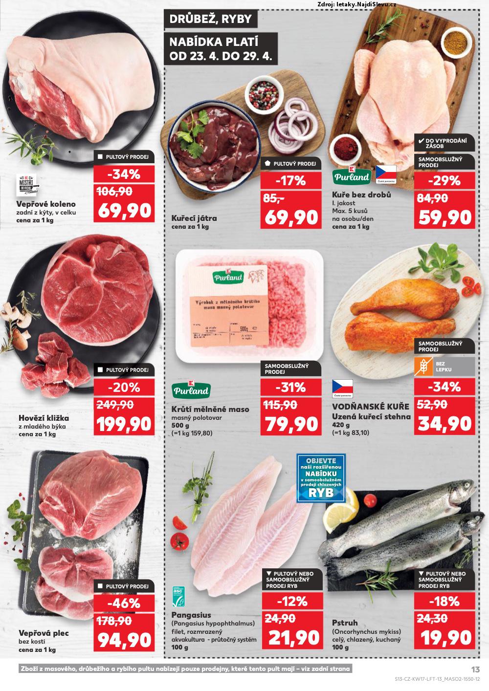 Strana 13 - leták Kaufland (22. 4. - 29. 4. 2025)