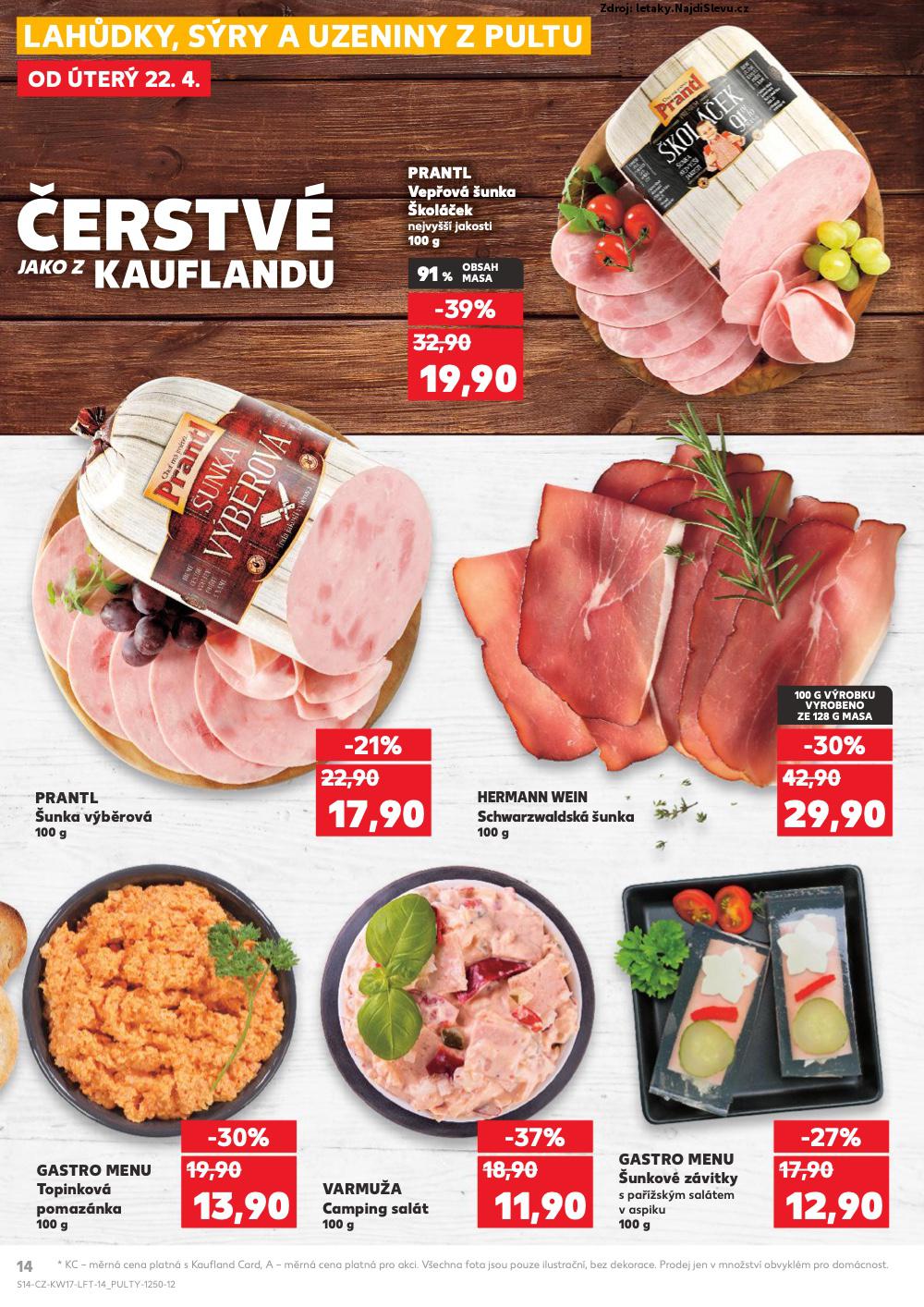 Strana 14 - leták Kaufland (22. 4. - 29. 4. 2025)