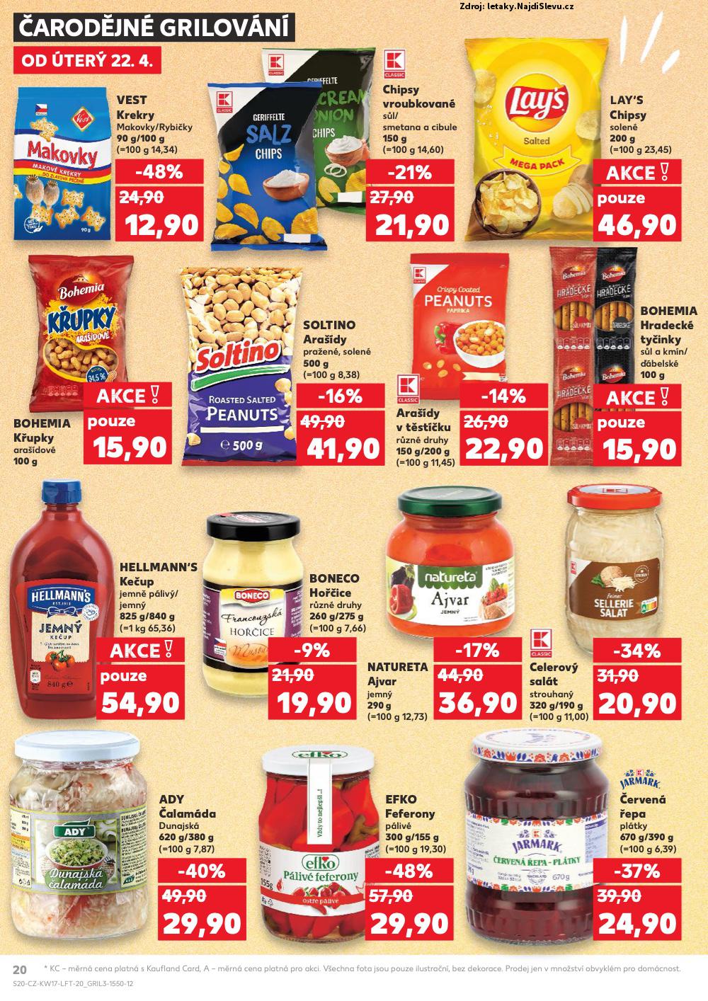 Strana 20 - leták Kaufland (22. 4. - 29. 4. 2025)