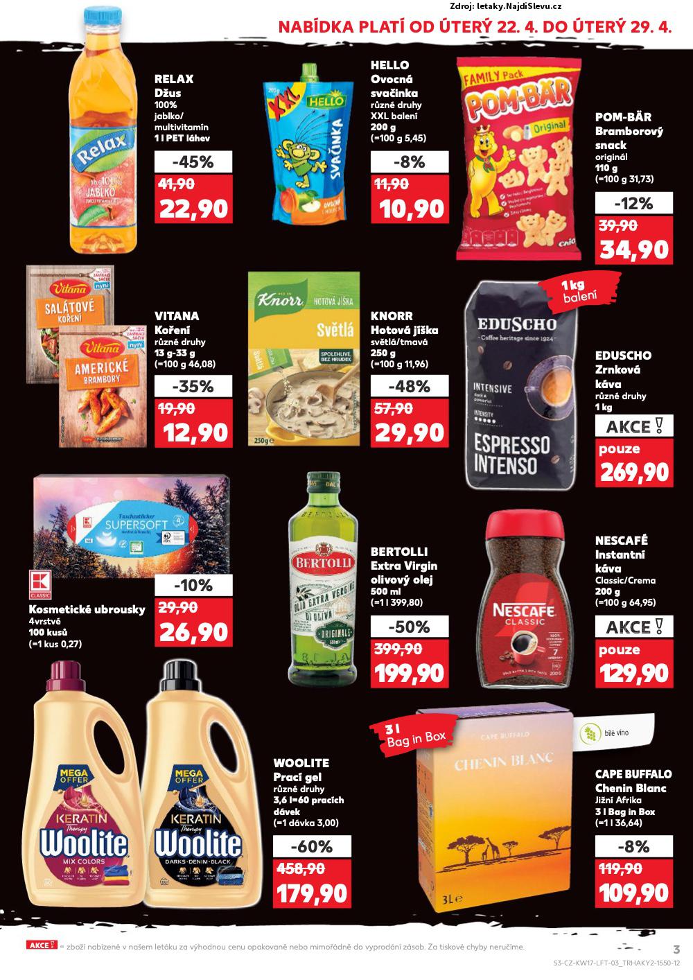 Strana 3 - letk Kaufland (22. 4. - 29. 4. 2025)