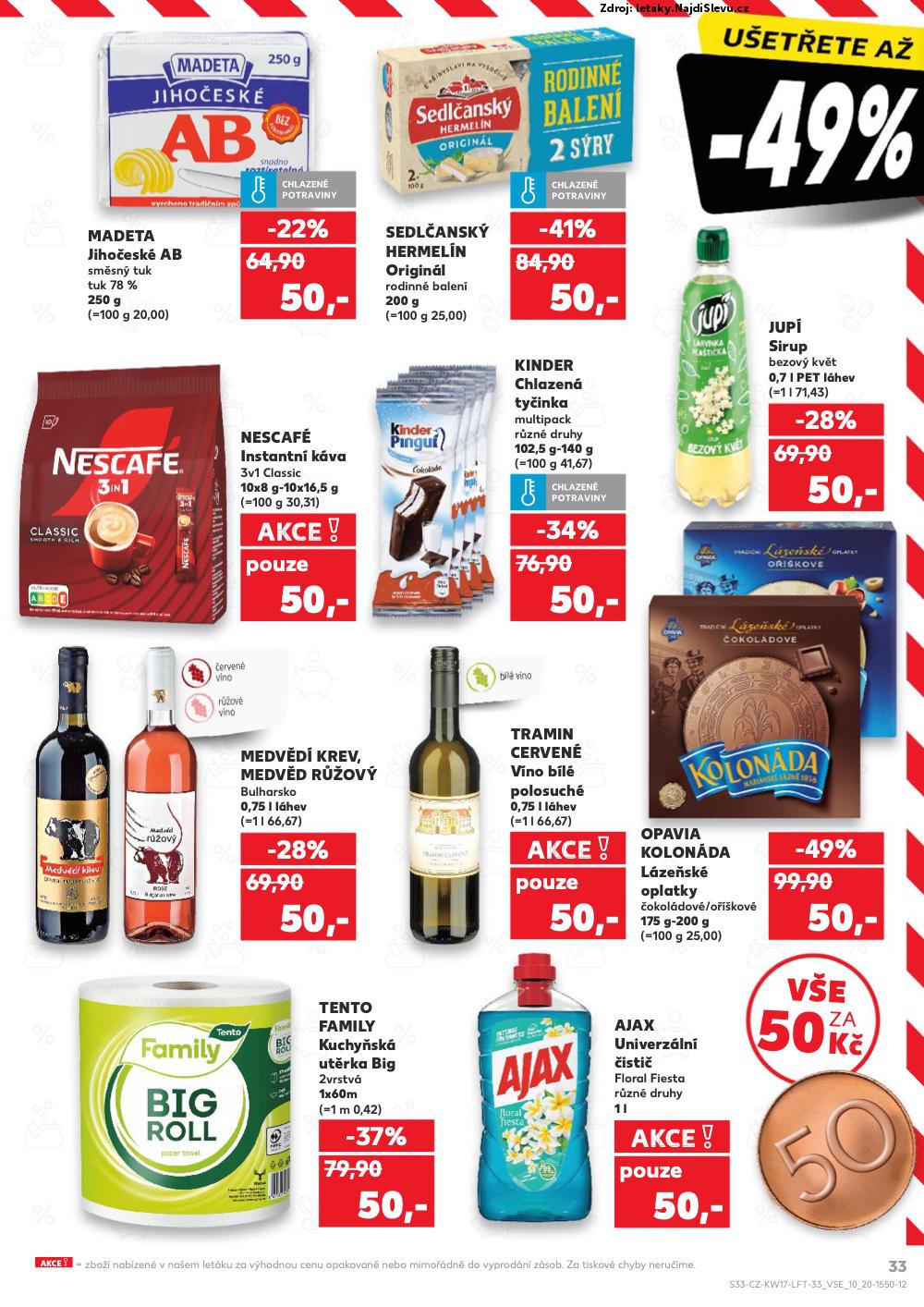 Strana 33 - letk Kaufland (22. 4. - 29. 4. 2025)