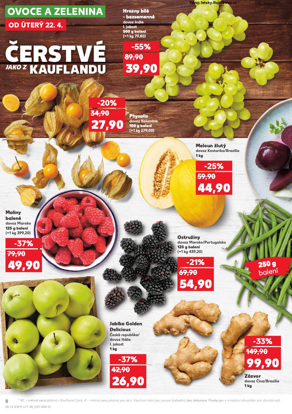 Strana 8 - leták Kaufland (22. 4. - 29. 4. 2025)