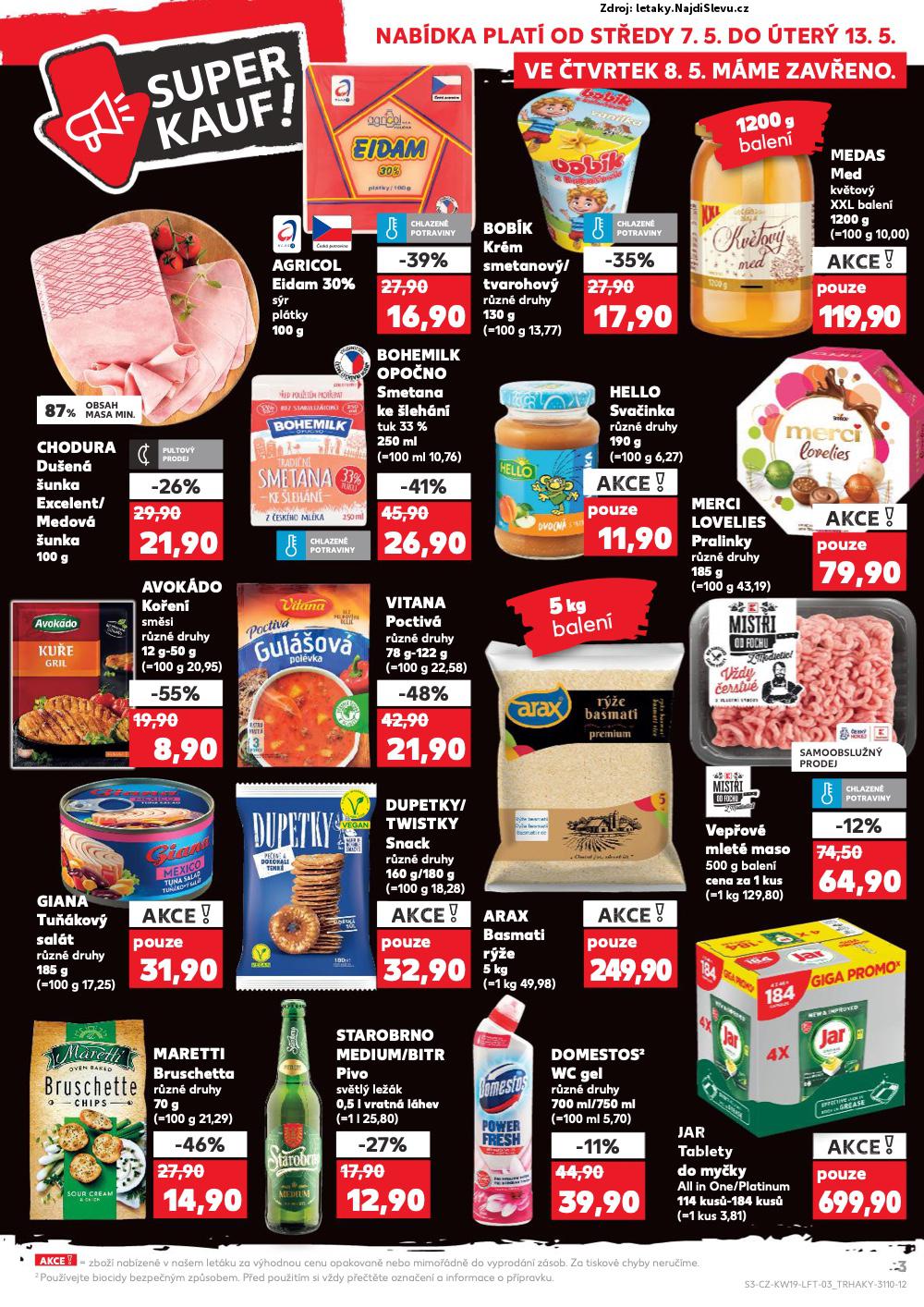 Strana 3 - leták Kaufland (5. 5. - 13. 5. 2025)