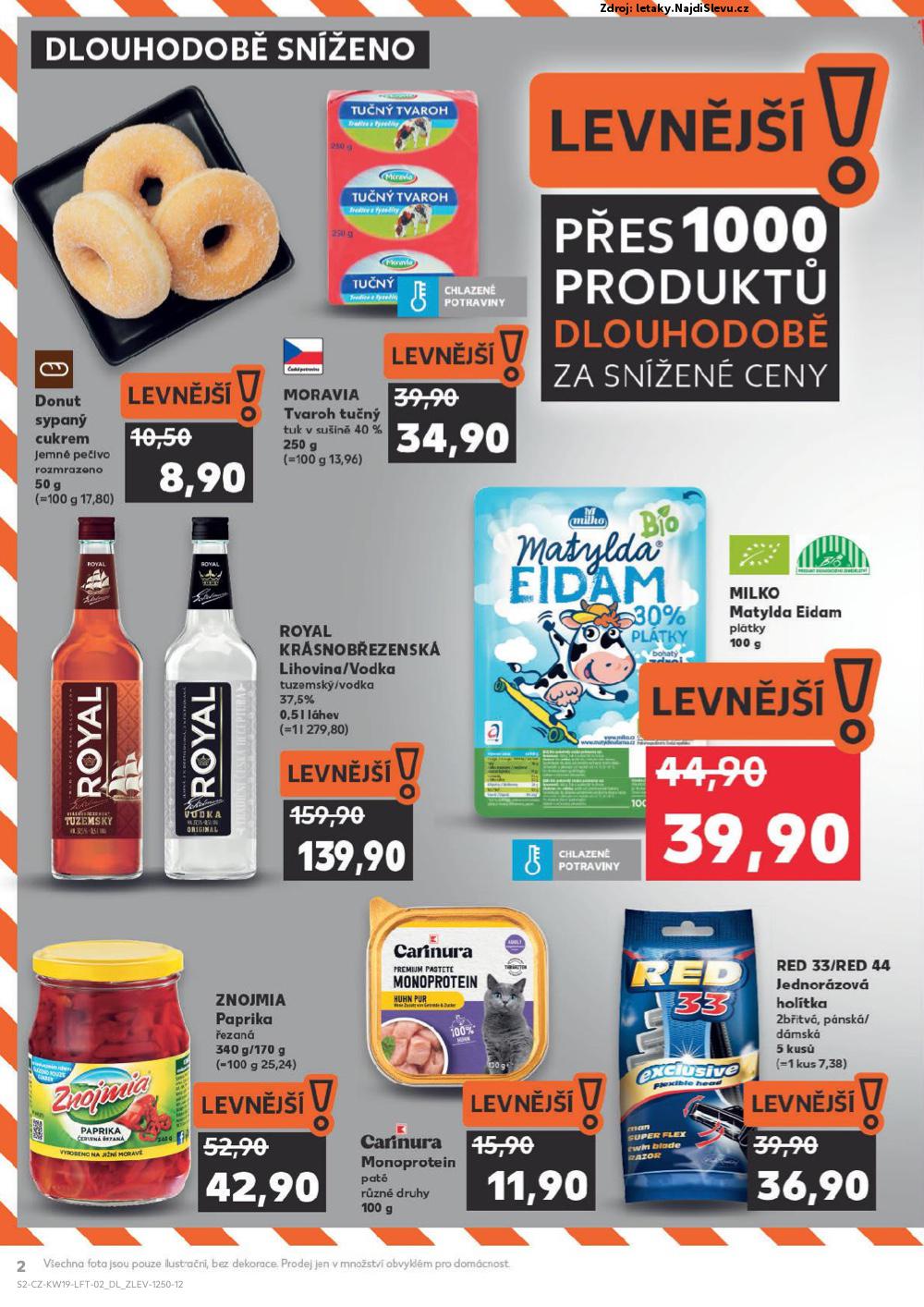 Strana 2 - leták Kaufland (5. 5. - 13. 5. 2025)