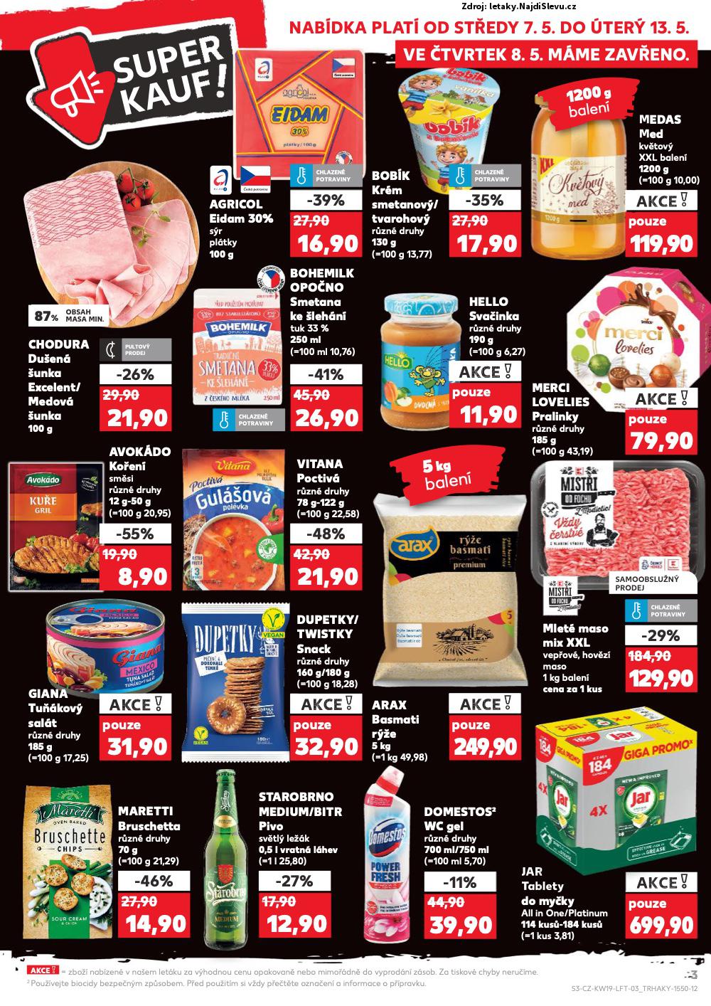 Strana 3 - leták Kaufland (5. 5. - 13. 5. 2025)