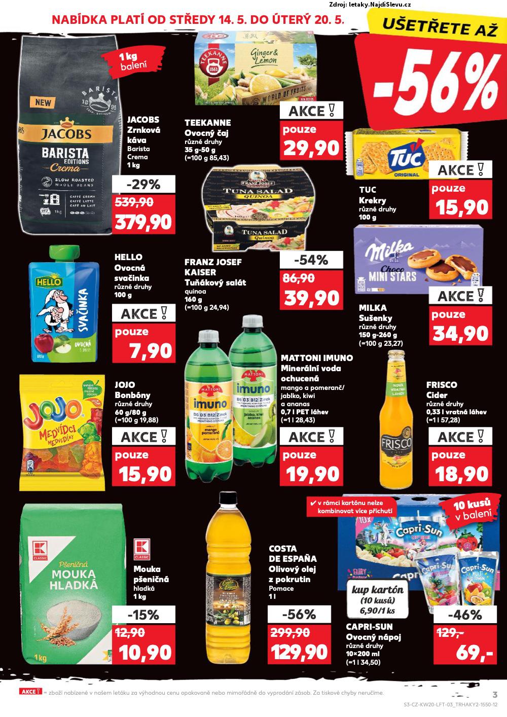 Strana 3 - letk Kaufland (14. 5. - 20. 5. 2025)