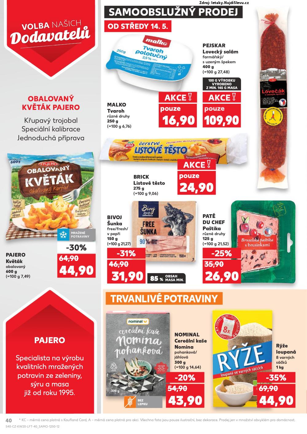 Strana 40 - letk Kaufland (14. 5. - 20. 5. 2025)