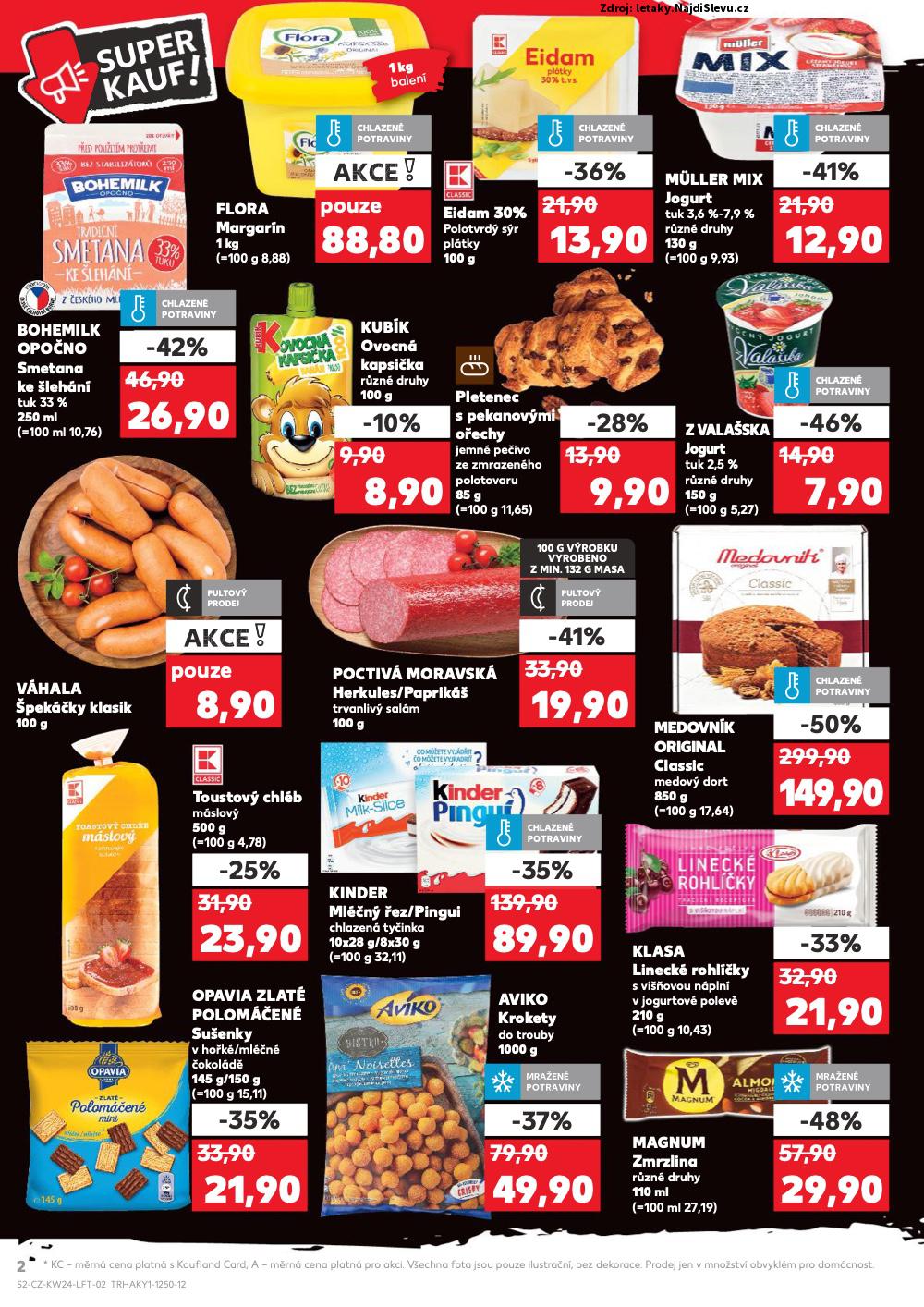 Strana 2 - leták Kaufland (11. 6. - 17. 6. 2025)