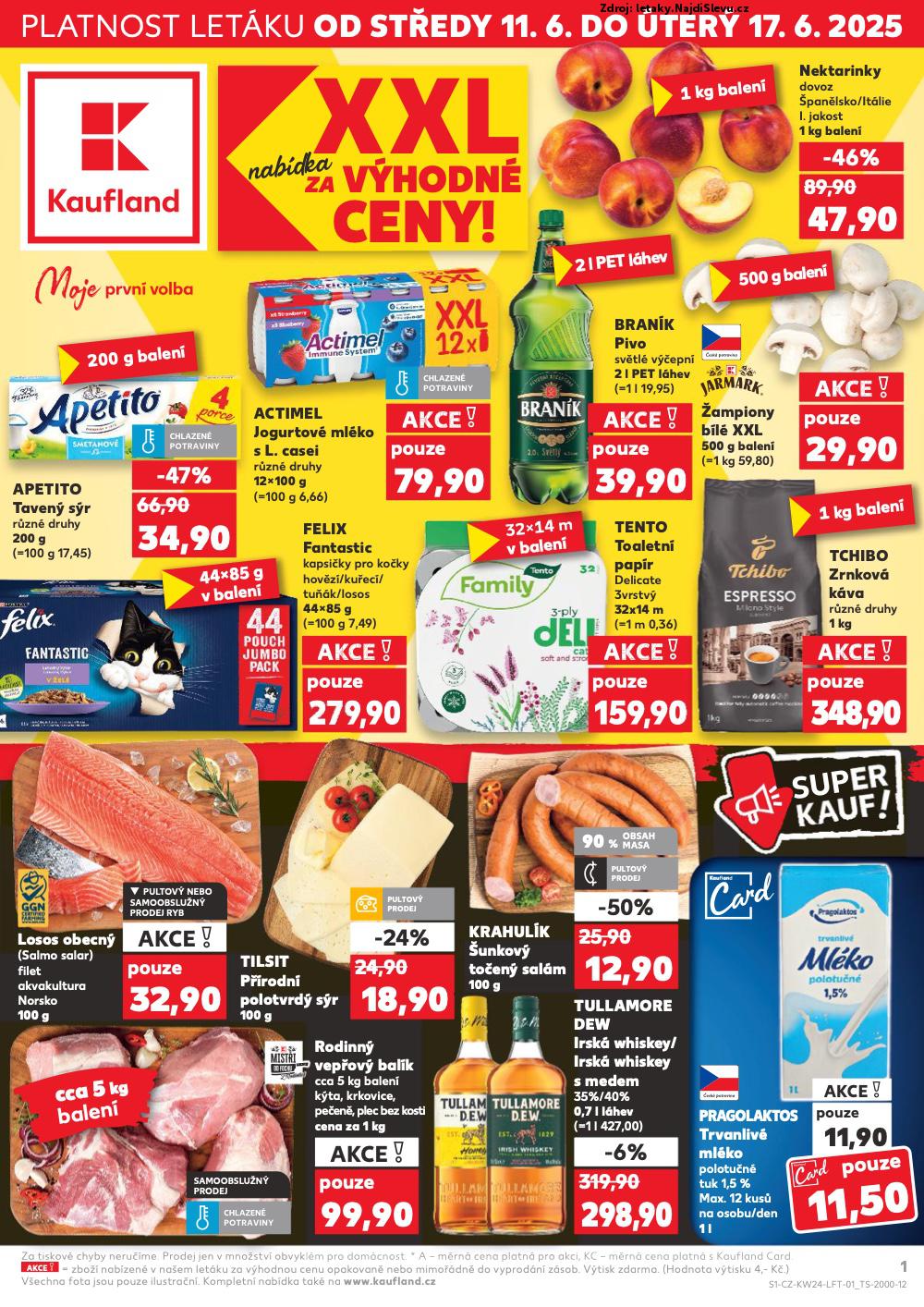 Strana 1 - leták Kaufland (11. 6. - 17. 6. 2025)
