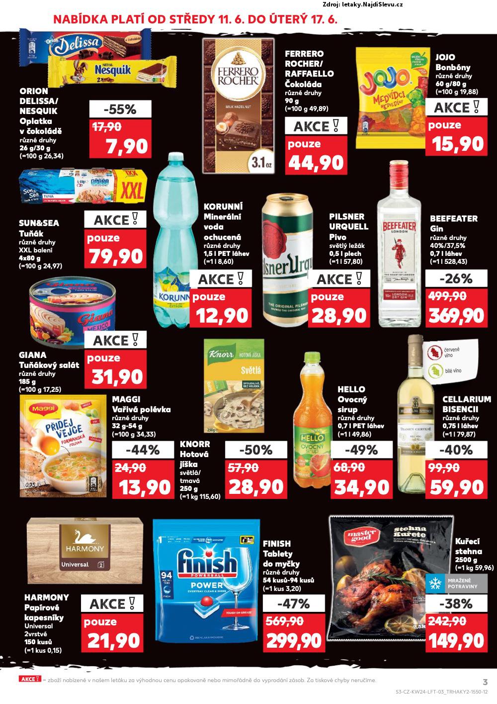 Strana 3 - leták Kaufland (11. 6. - 17. 6. 2025)