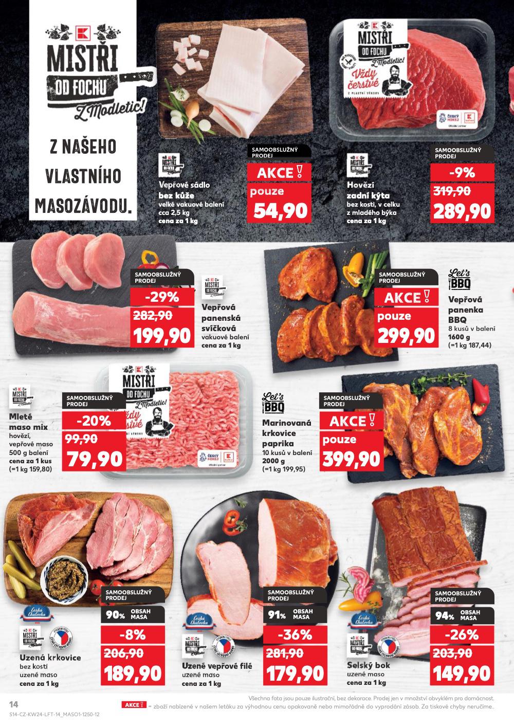 Strana 14 - letk Kaufland (11. 6. - 17. 6. 2025)