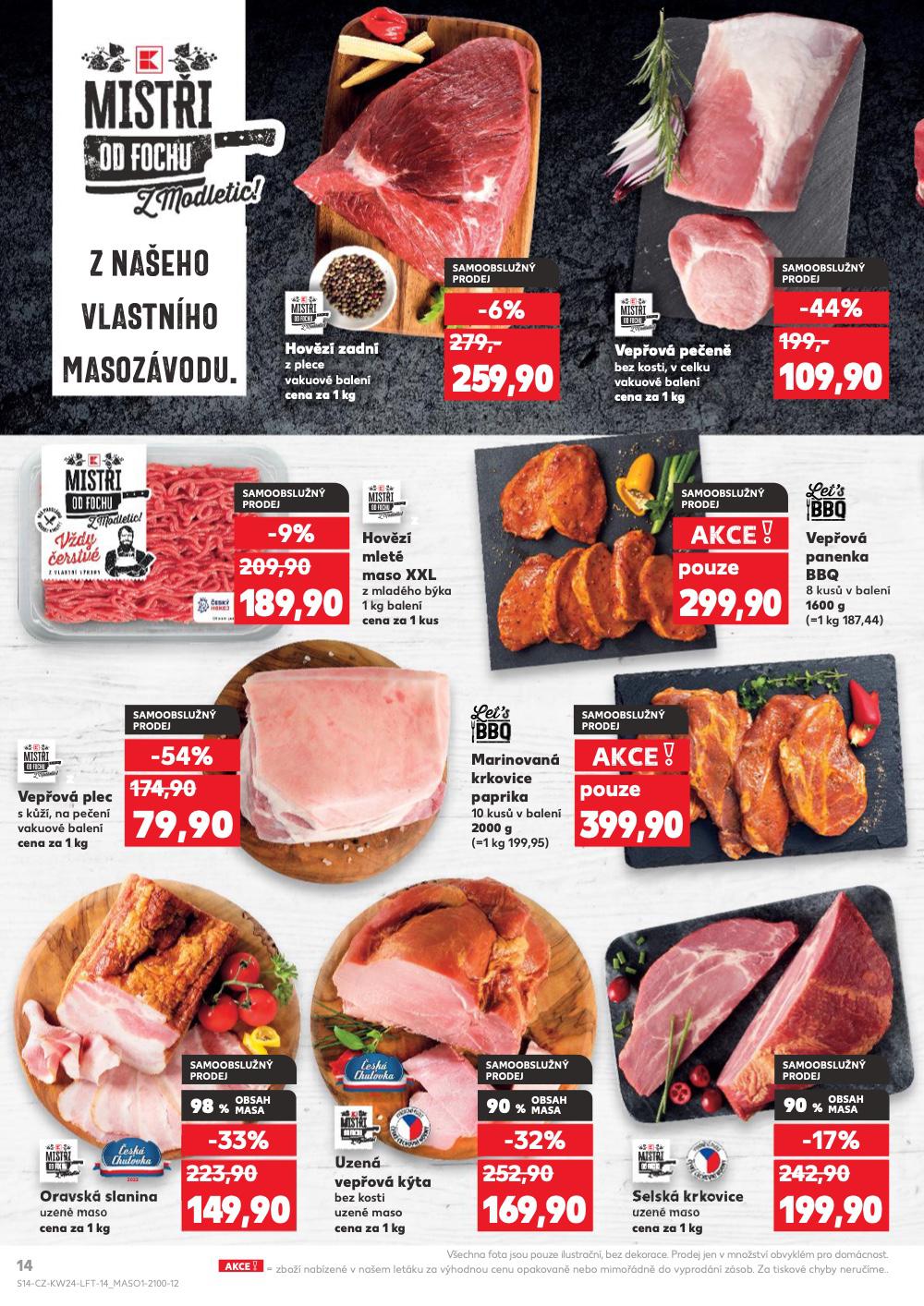 Strana 14 - leták Kaufland (11. 6. - 17. 6. 2025)