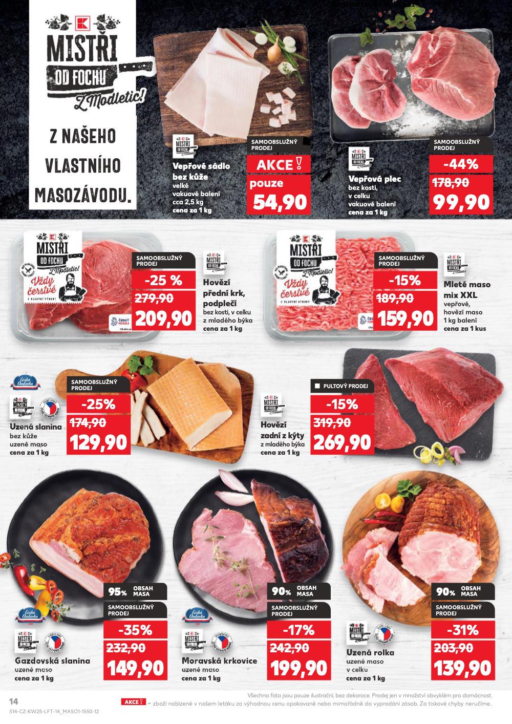 Strana 14 - leták Kaufland (18. 6. - 24. 7. 2025)