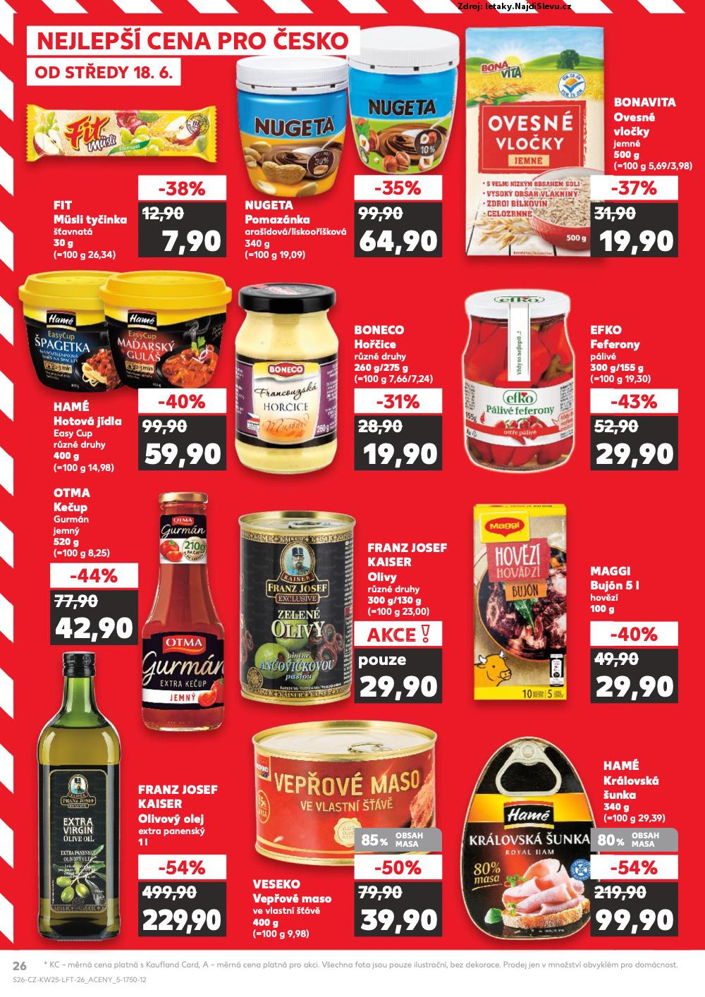 Strana 26 - letk Kaufland (18. 6. - 24. 7. 2025)