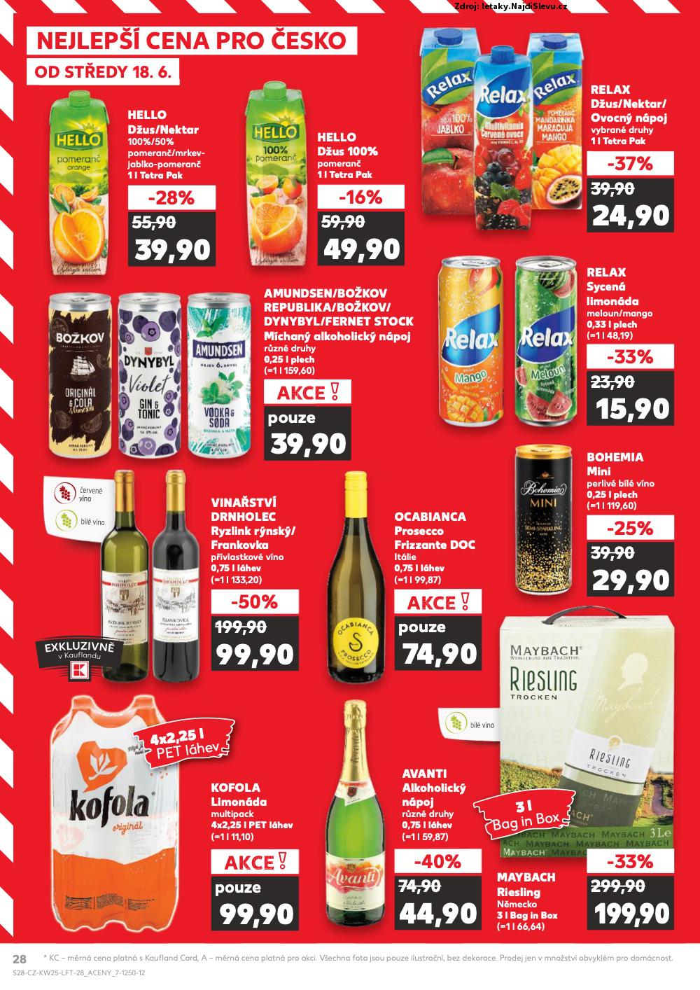 Strana 28 - letk Kaufland (18. 6. - 24. 7. 2025)