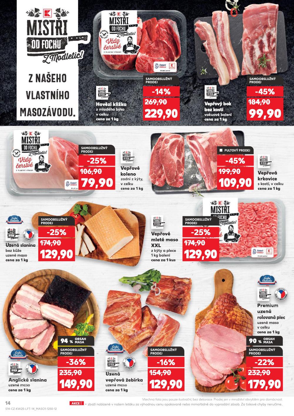 Strana 14 - leták Kaufland (18. 6. - 24. 7. 2025)