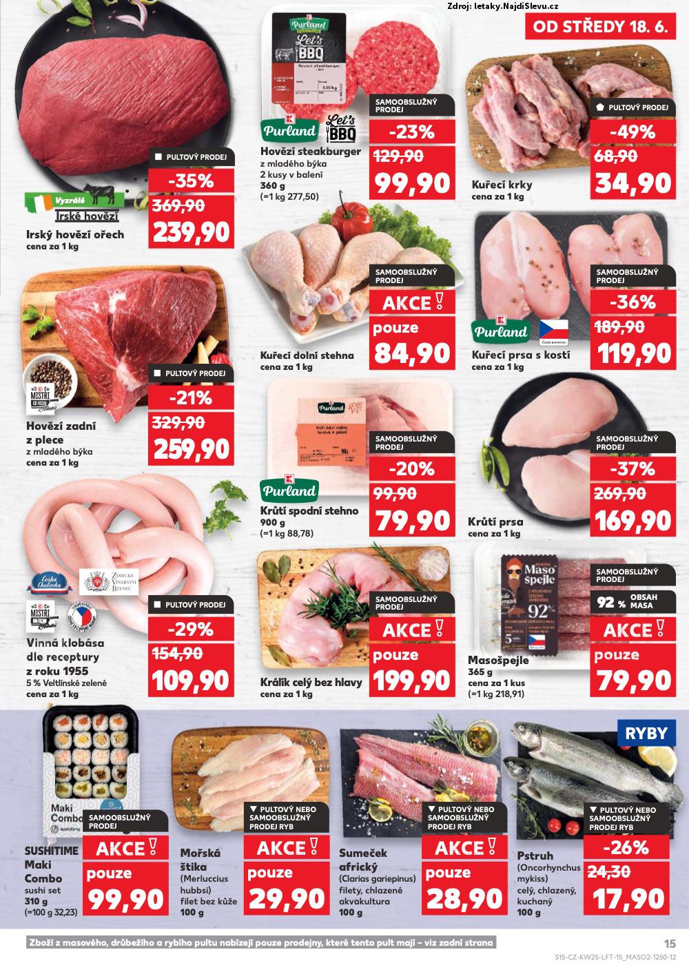 Strana 15 - leták Kaufland (18. 6. - 24. 7. 2025)