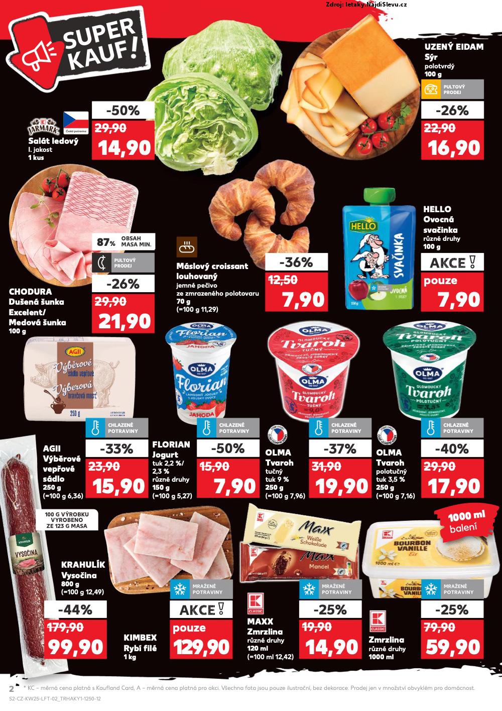 Strana 2 - letk Kaufland (18. 6. - 24. 7. 2025)