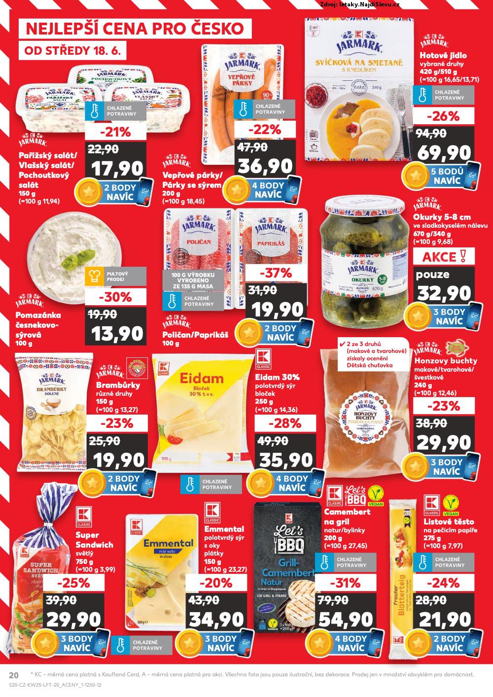 Strana 20 - letk Kaufland (18. 6. - 24. 7. 2025)