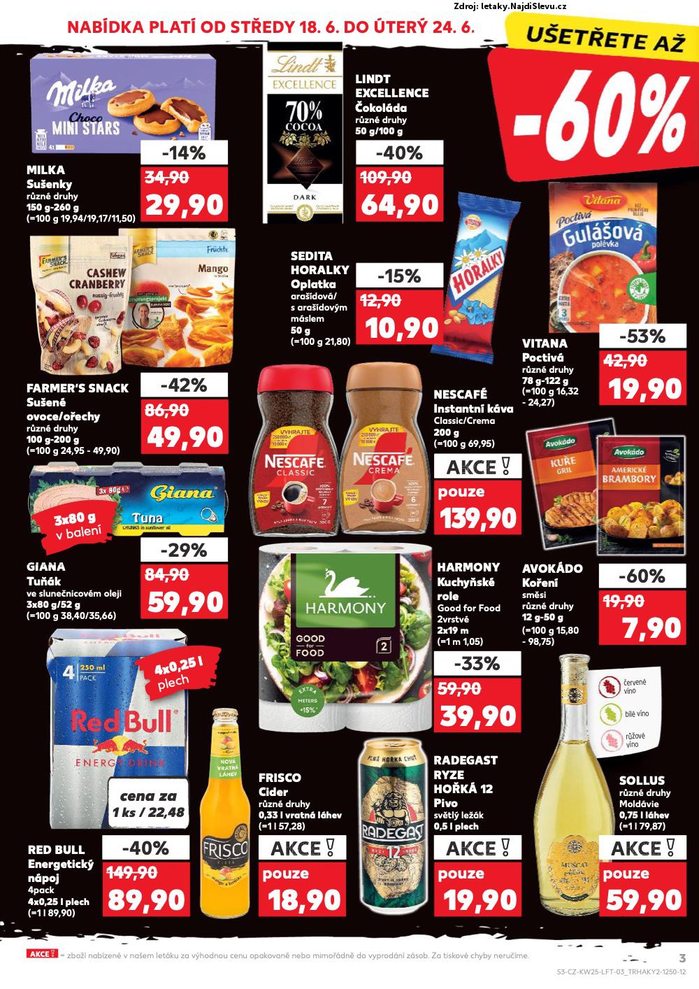 Strana 3 - letk Kaufland (18. 6. - 24. 7. 2025)