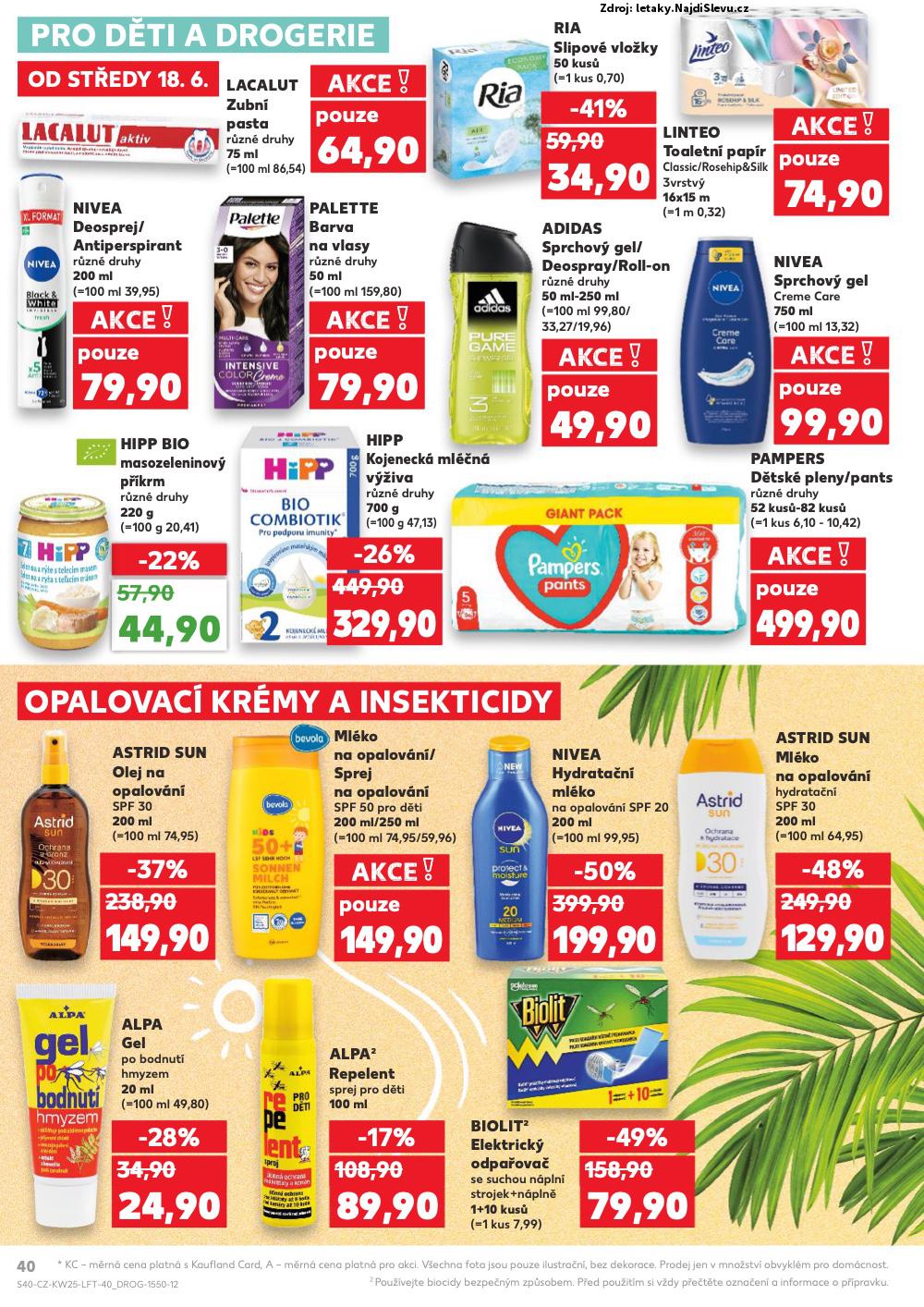 Strana 40 - letk Kaufland (18. 6. - 24. 7. 2025)