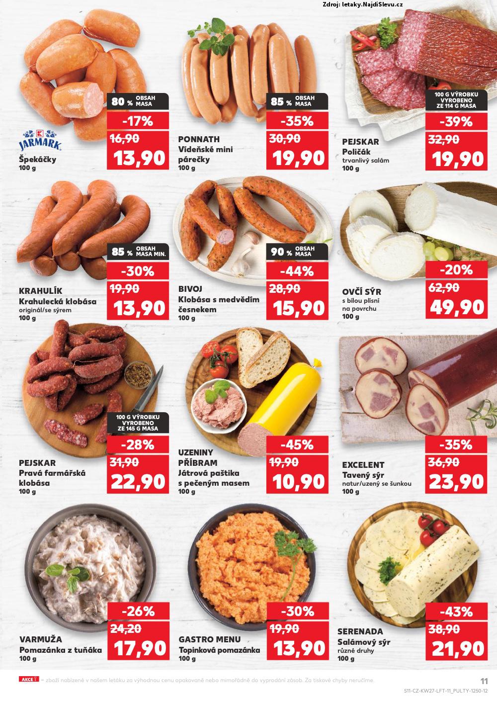Strana 11 - leták Kaufland (2. 7. - 8. 7. 2025)