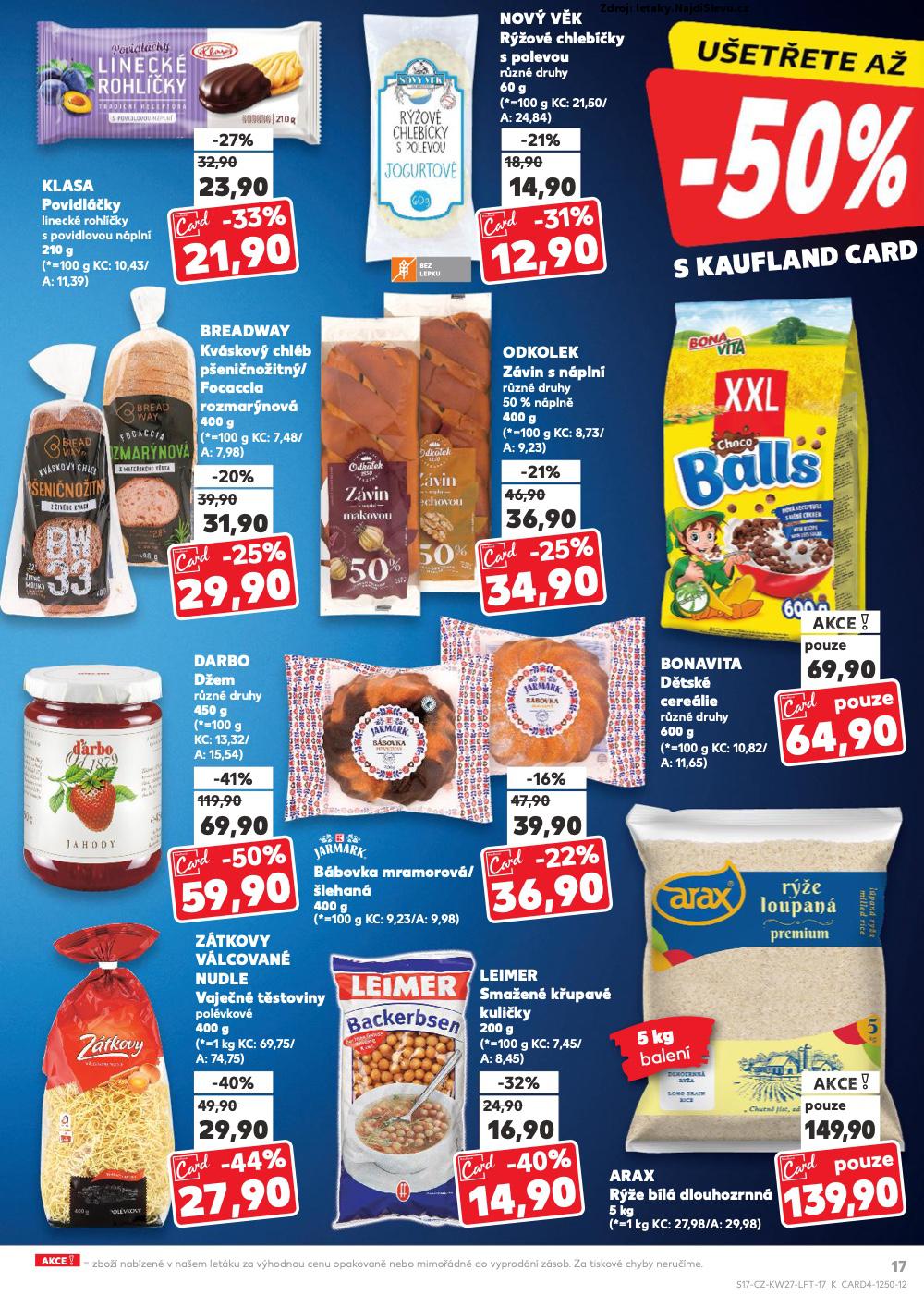 Strana 17 - leták Kaufland (2. 7. - 8. 7. 2025)