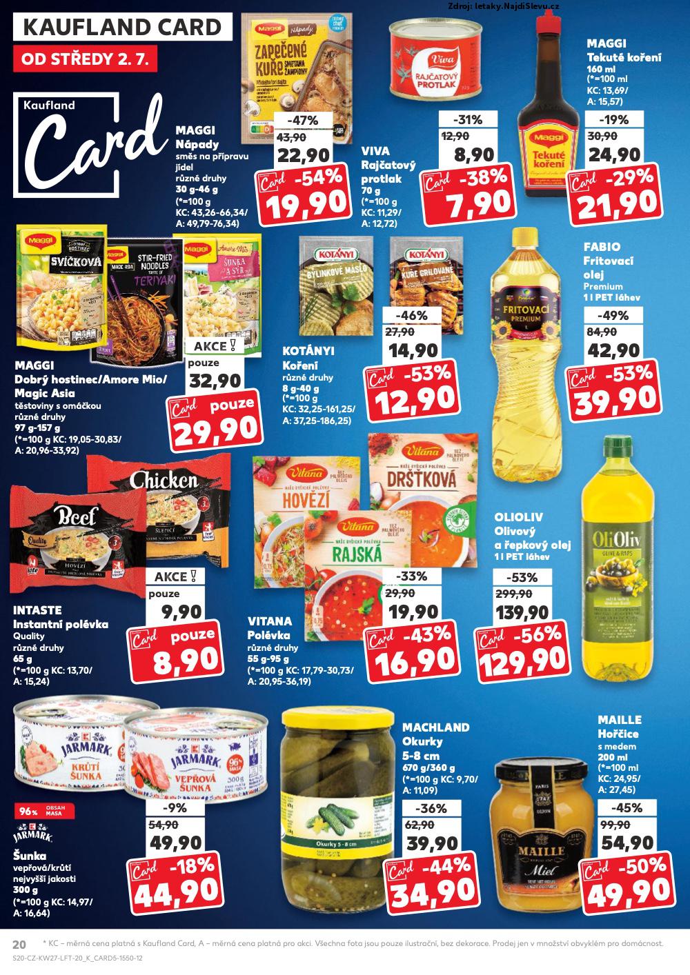 Strana 20 - leták Kaufland (2. 7. - 8. 7. 2025)