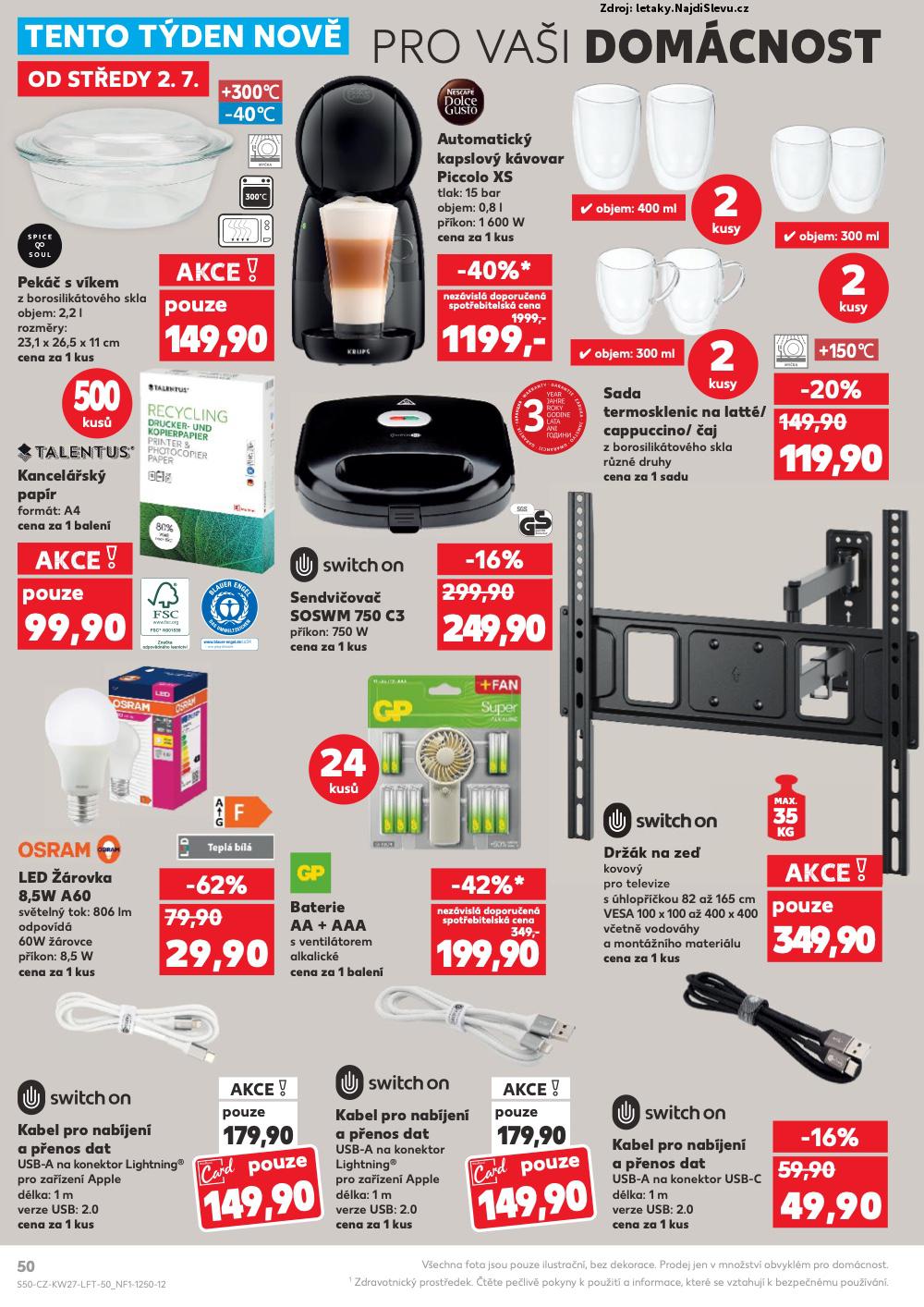 Strana 50 - letk Kaufland (2. 7. - 8. 7. 2025)