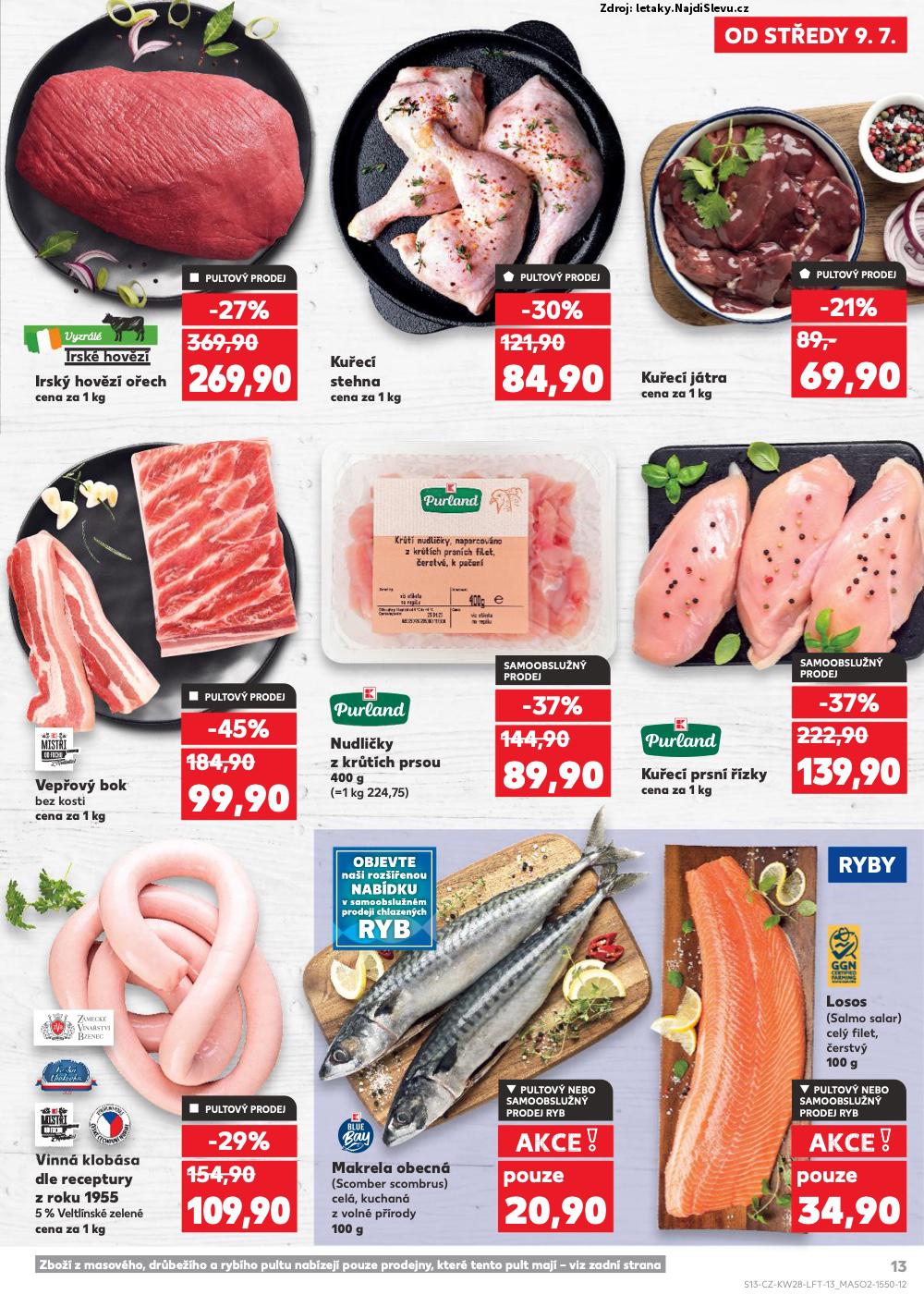 Strana 13 - leták Kaufland (9. 7. - 15. 7. 2025)