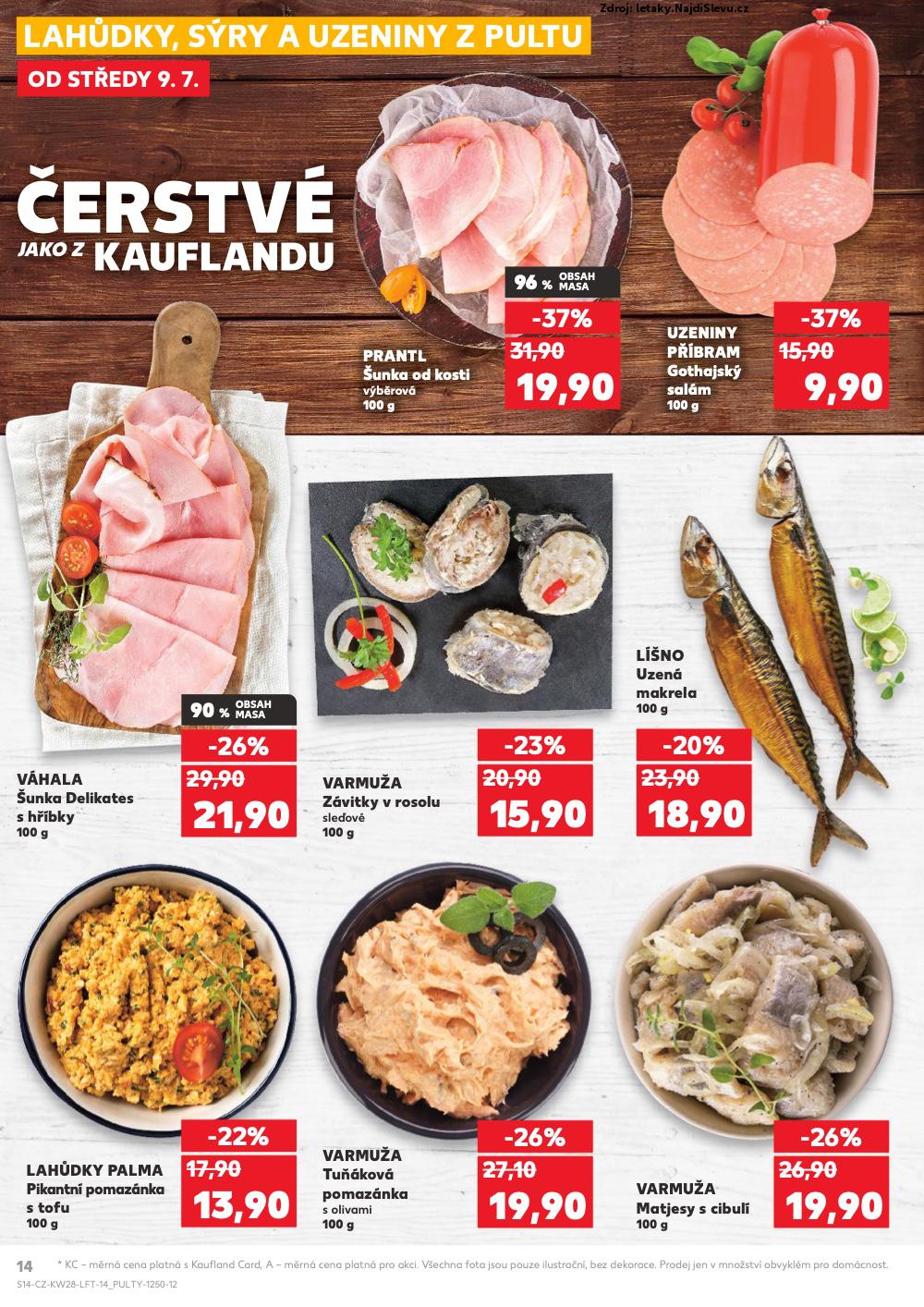 Strana 14 - leták Kaufland (9. 7. - 15. 7. 2025)