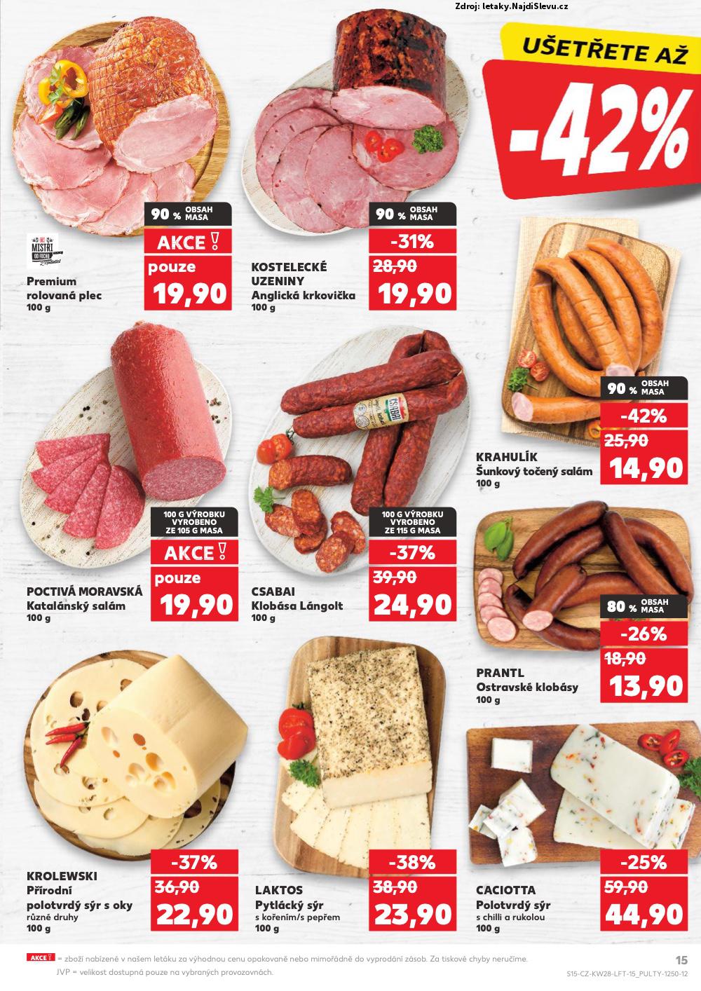 Strana 15 - leták Kaufland (9. 7. - 15. 7. 2025)