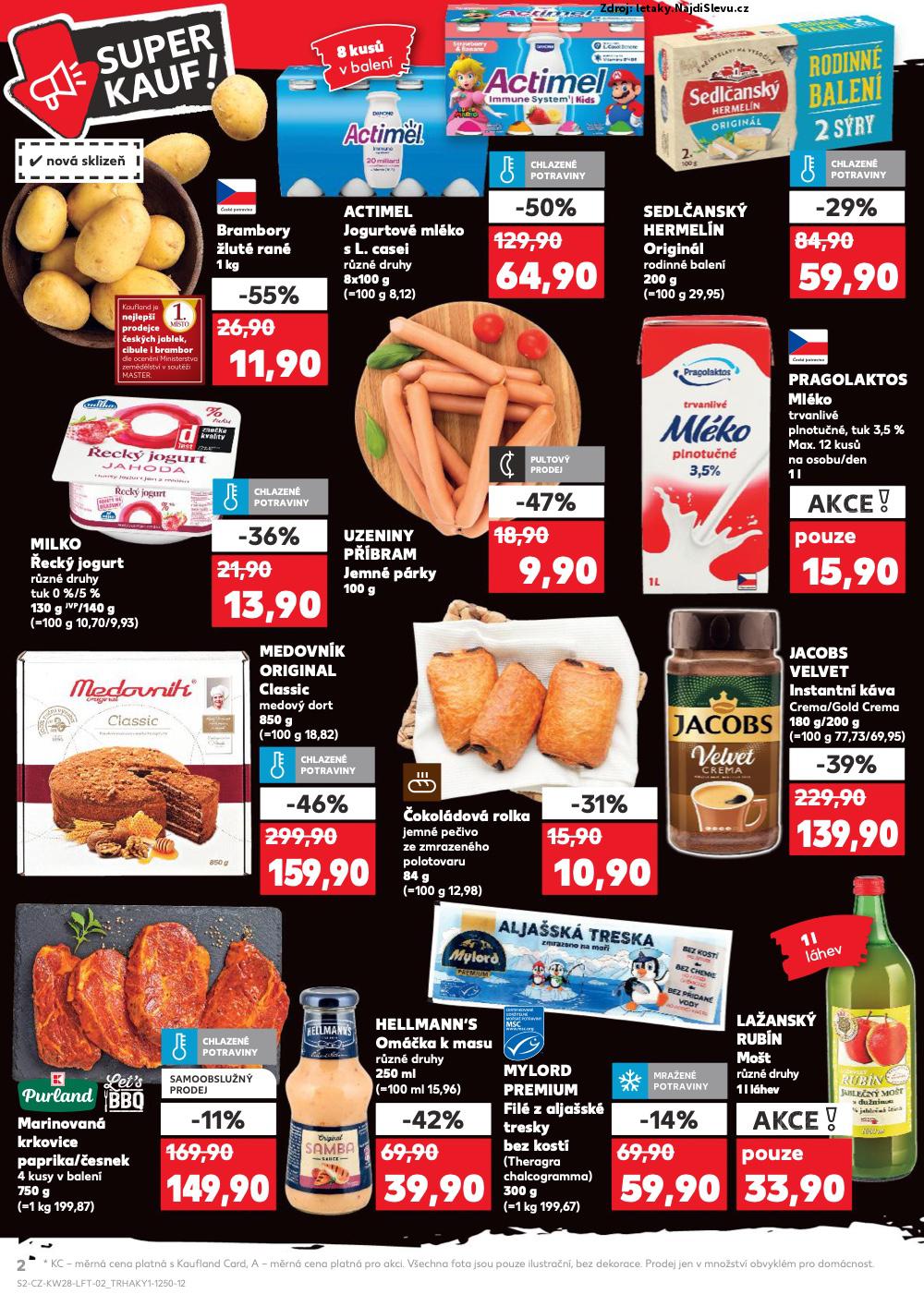 Strana 2 - leták Kaufland (9. 7. - 15. 7. 2025)