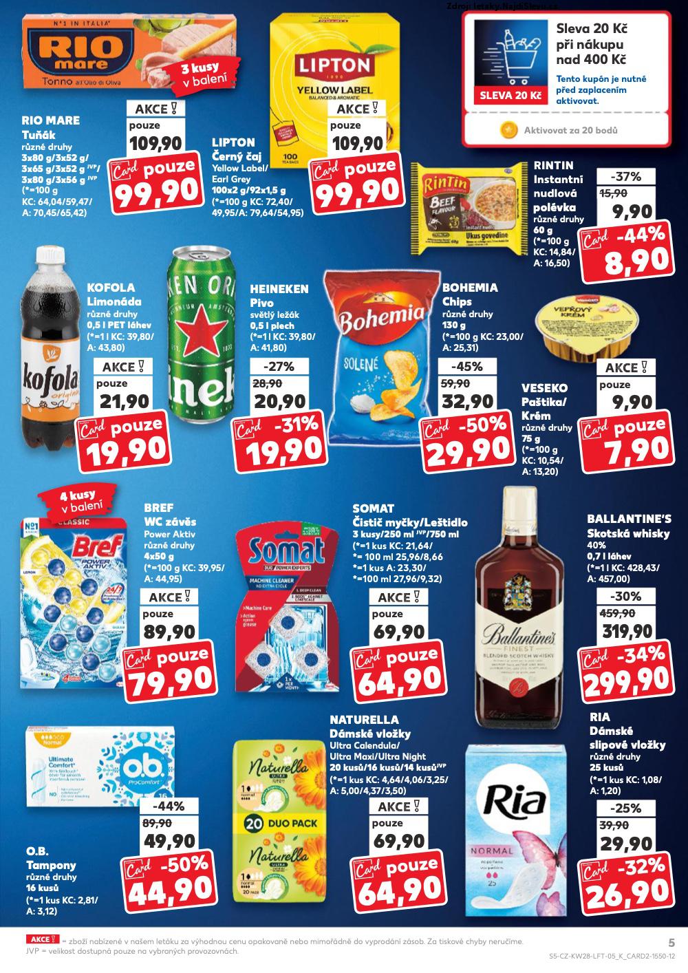 Strana 5 - leták Kaufland (9. 7. - 15. 7. 2025)