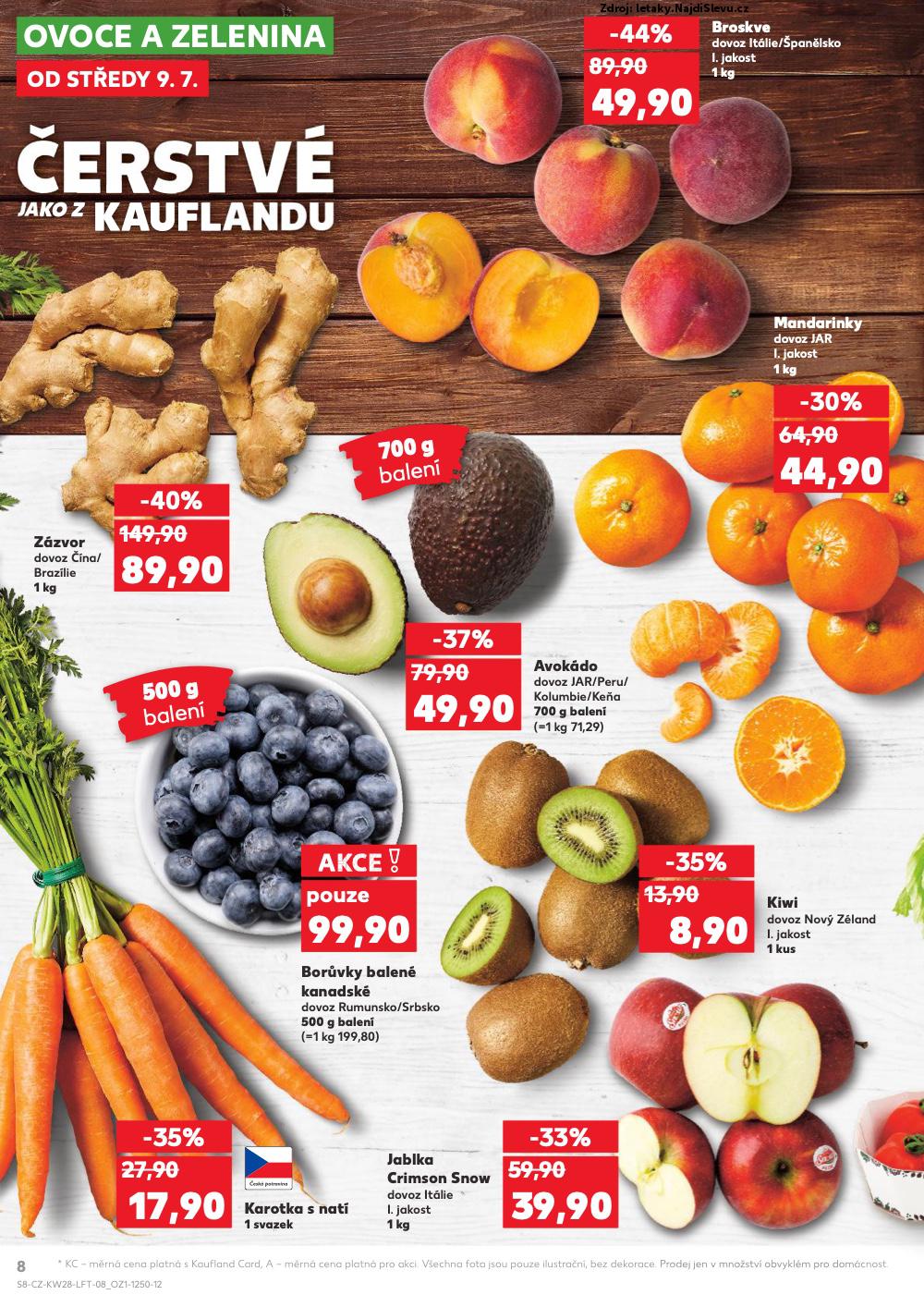 Strana 8 - leták Kaufland (9. 7. - 15. 7. 2025)