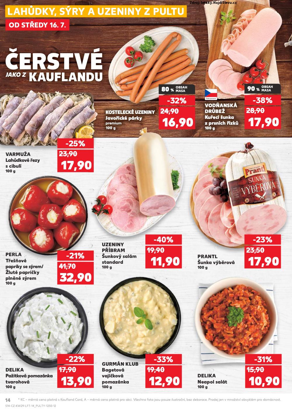 Strana 14 - letk Kaufland (16. 7. - 22. 7. 2025)