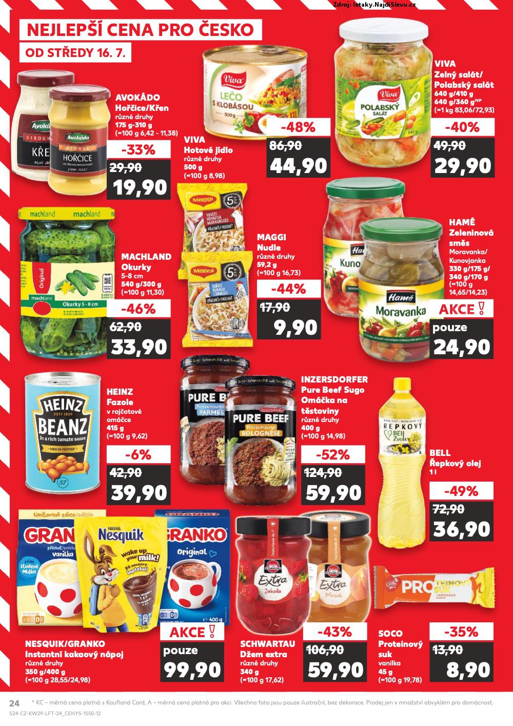 Strana 24 - leták Kaufland (16. 7. - 22. 7. 2025)