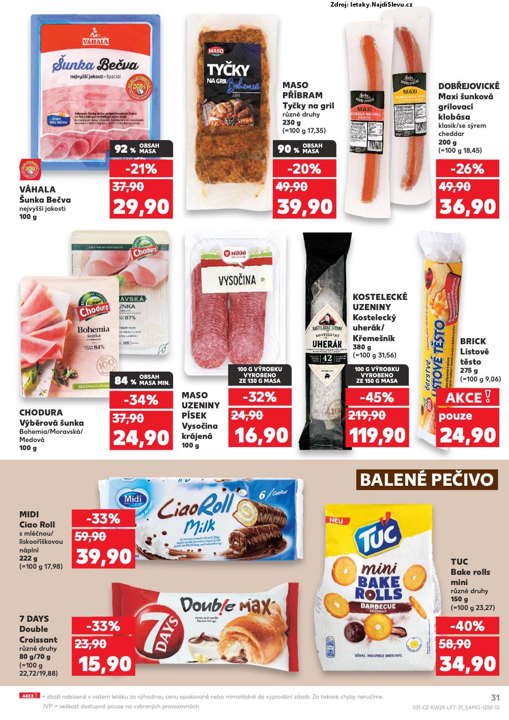 Strana 31 - letk Kaufland (16. 7. - 22. 7. 2025)