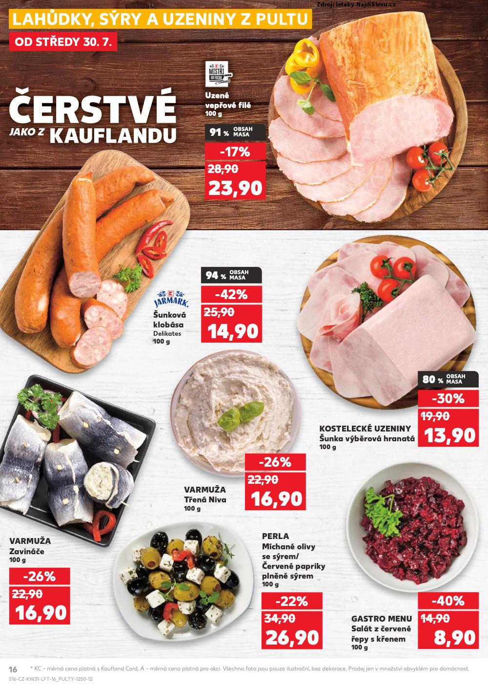 Strana 16 - leták Kaufland (30. 7. - 5. 8. 2025)