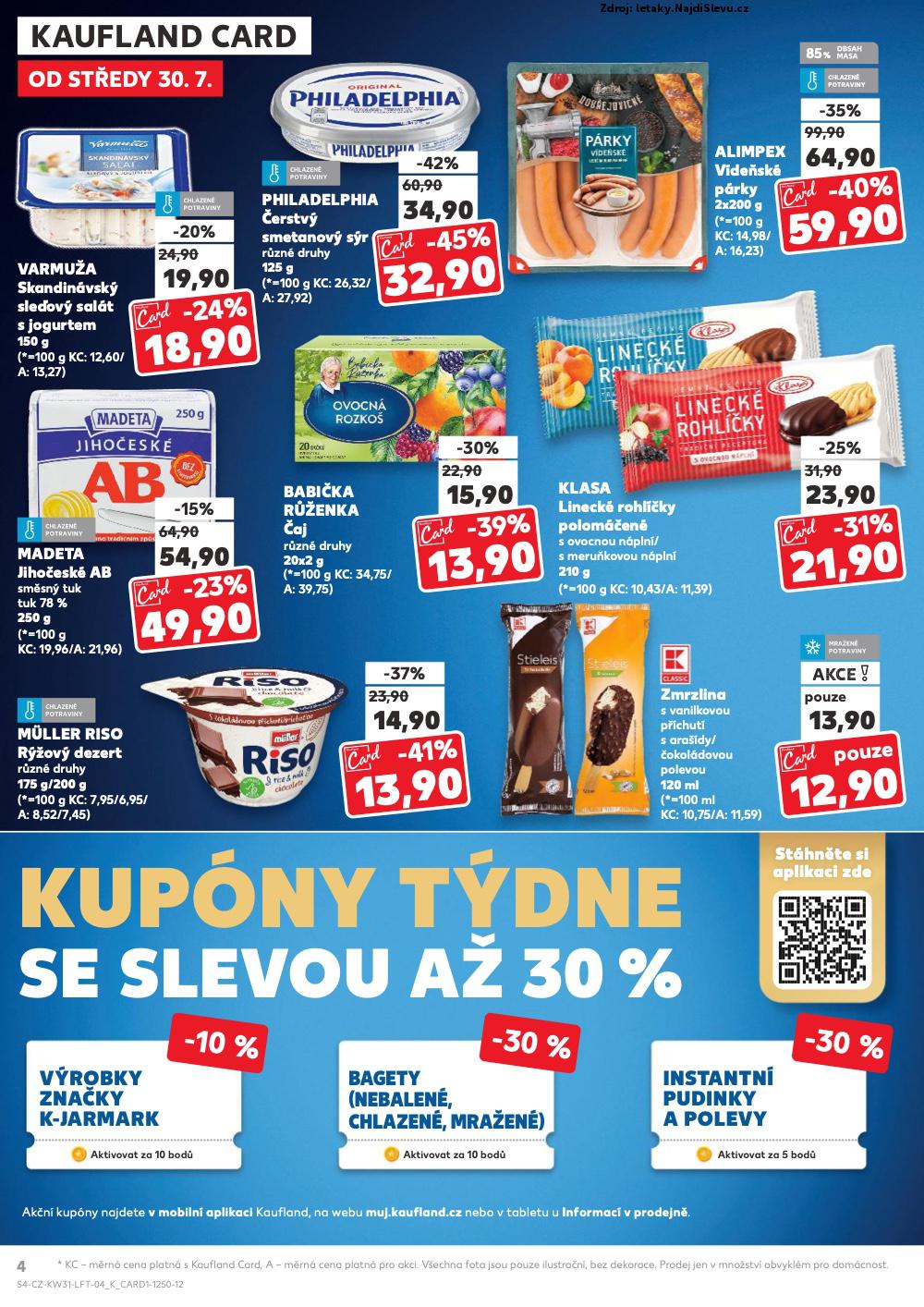 Strana 4 - leták Kaufland (30. 7. - 5. 8. 2025)